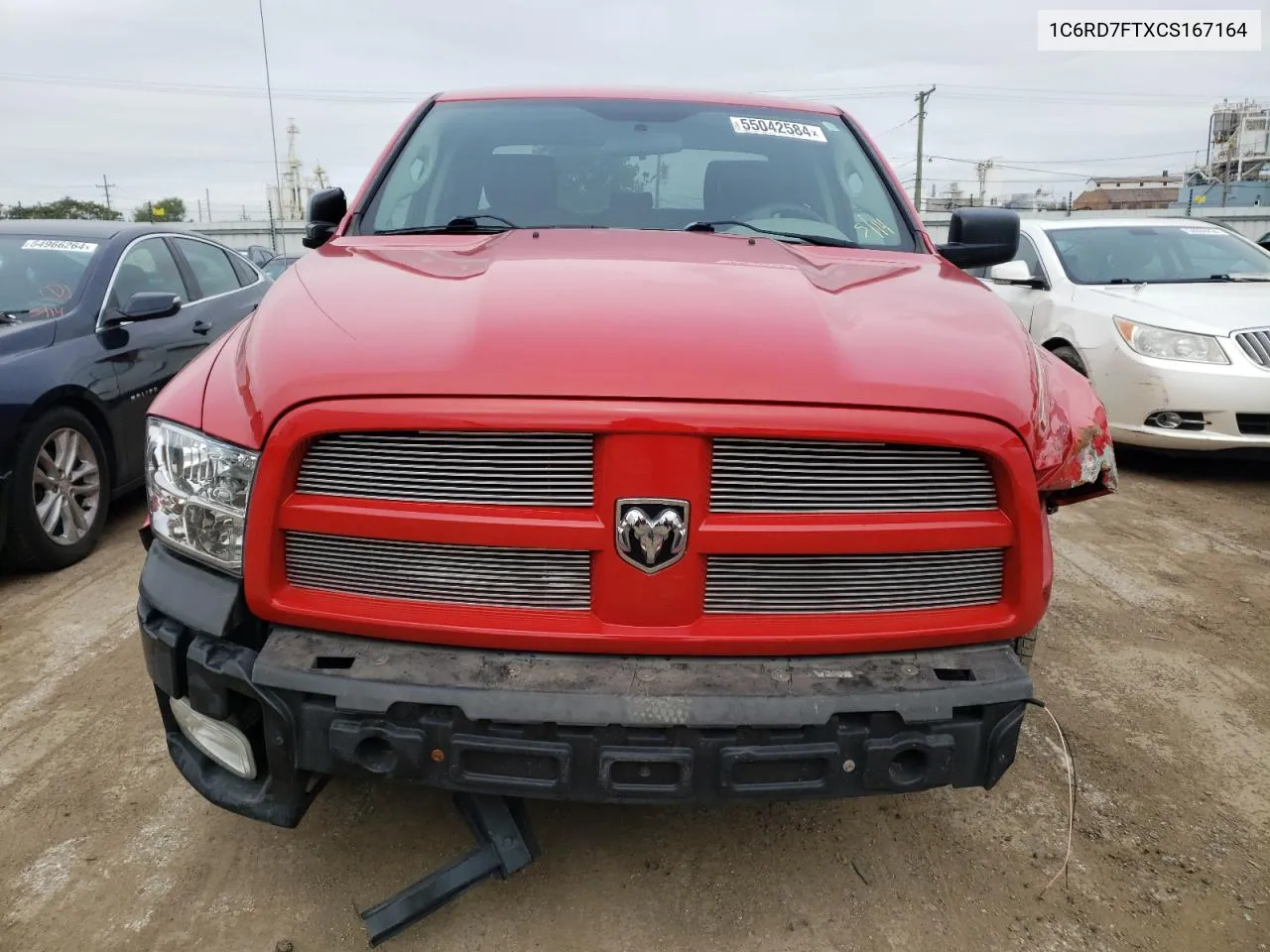 1C6RD7FTXCS167164 2012 Dodge Ram 1500 St