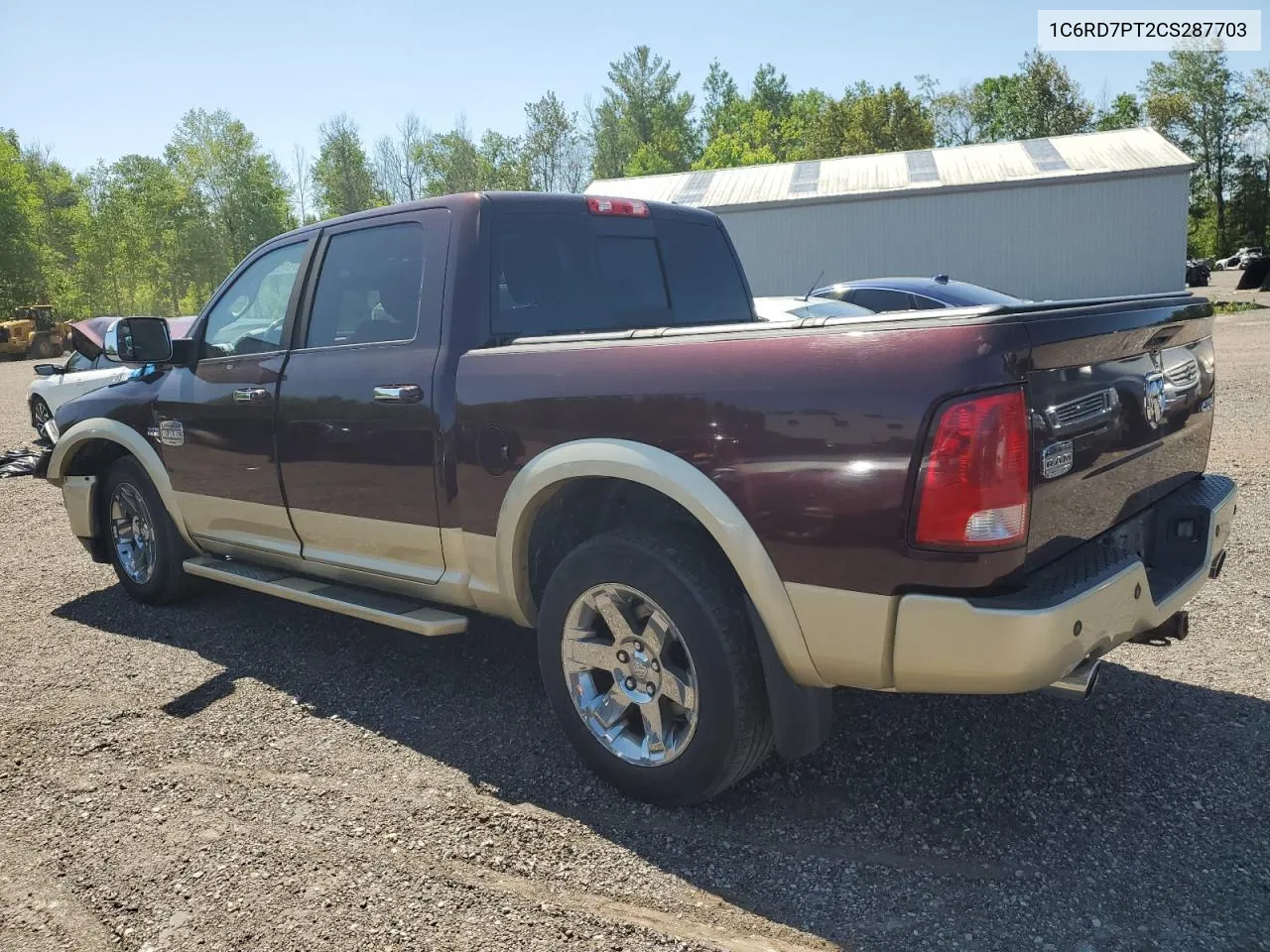 2012 Dodge Ram 1500 Longhorn VIN: 1C6RD7PT2CS287703 Lot: 56751014