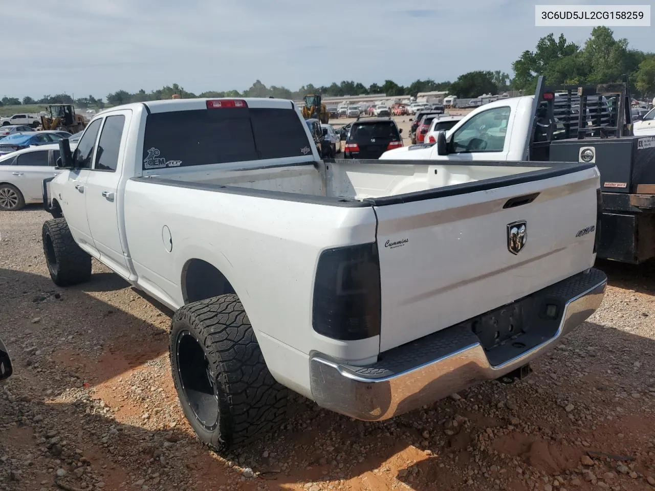 2012 Dodge Ram 2500 Slt VIN: 3C6UD5JL2CG158259 Lot: 58021164