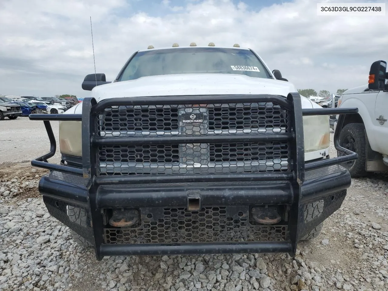 2012 Dodge Ram 3500 St VIN: 3C63D3GL9CG227438 Lot: 58836674