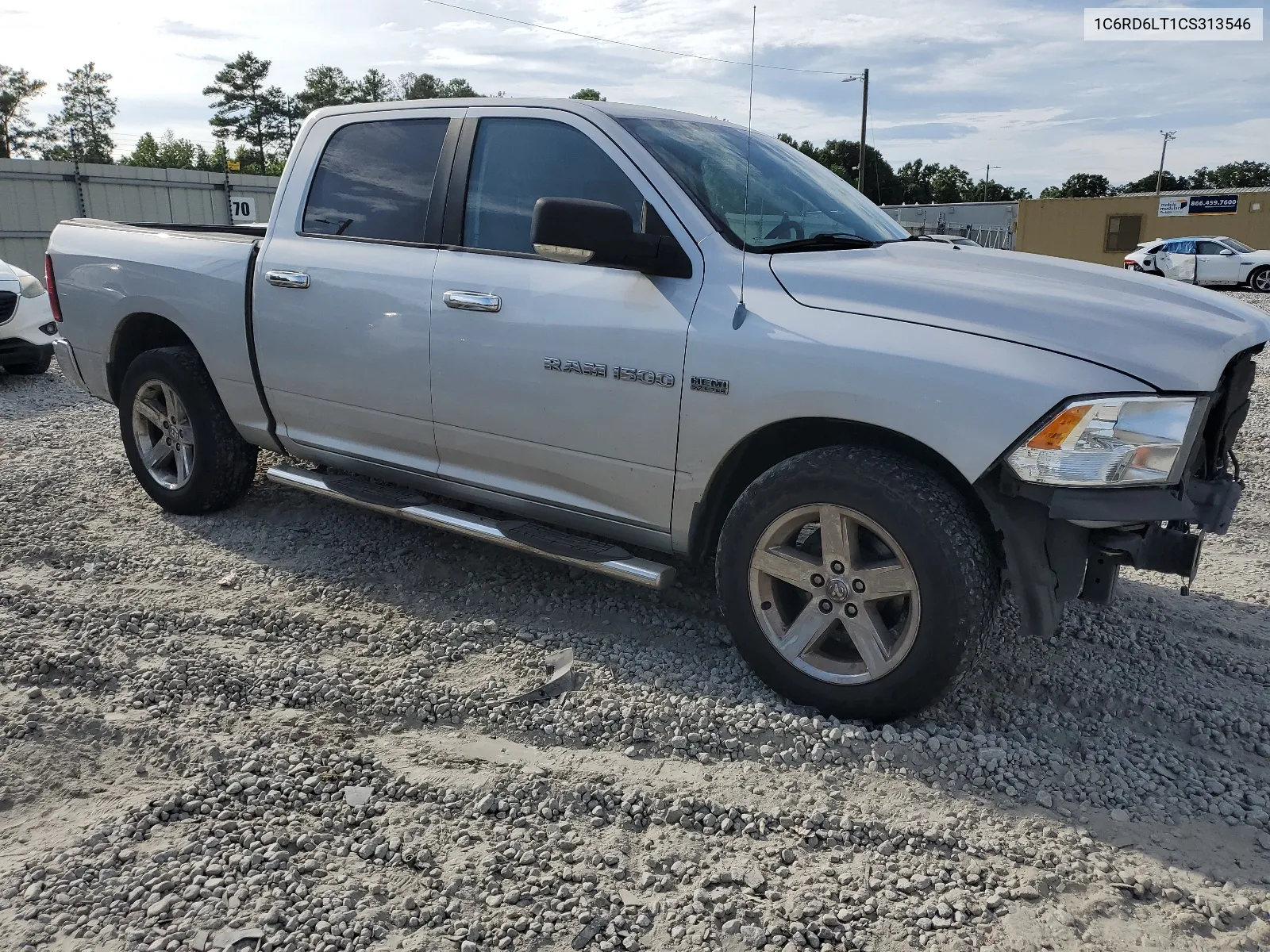 1C6RD6LT1CS313546 2012 Dodge Ram 1500 Slt