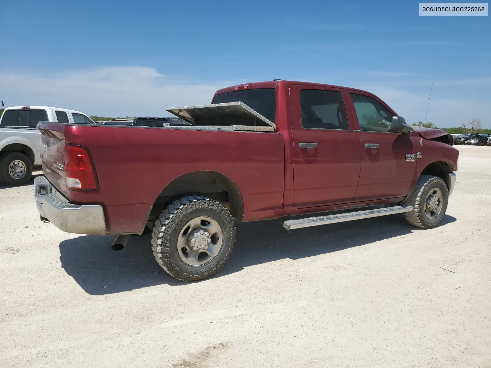 2012 Dodge Ram 2500 St VIN: 3C6UD5CL3CG225268 Lot: 61159634