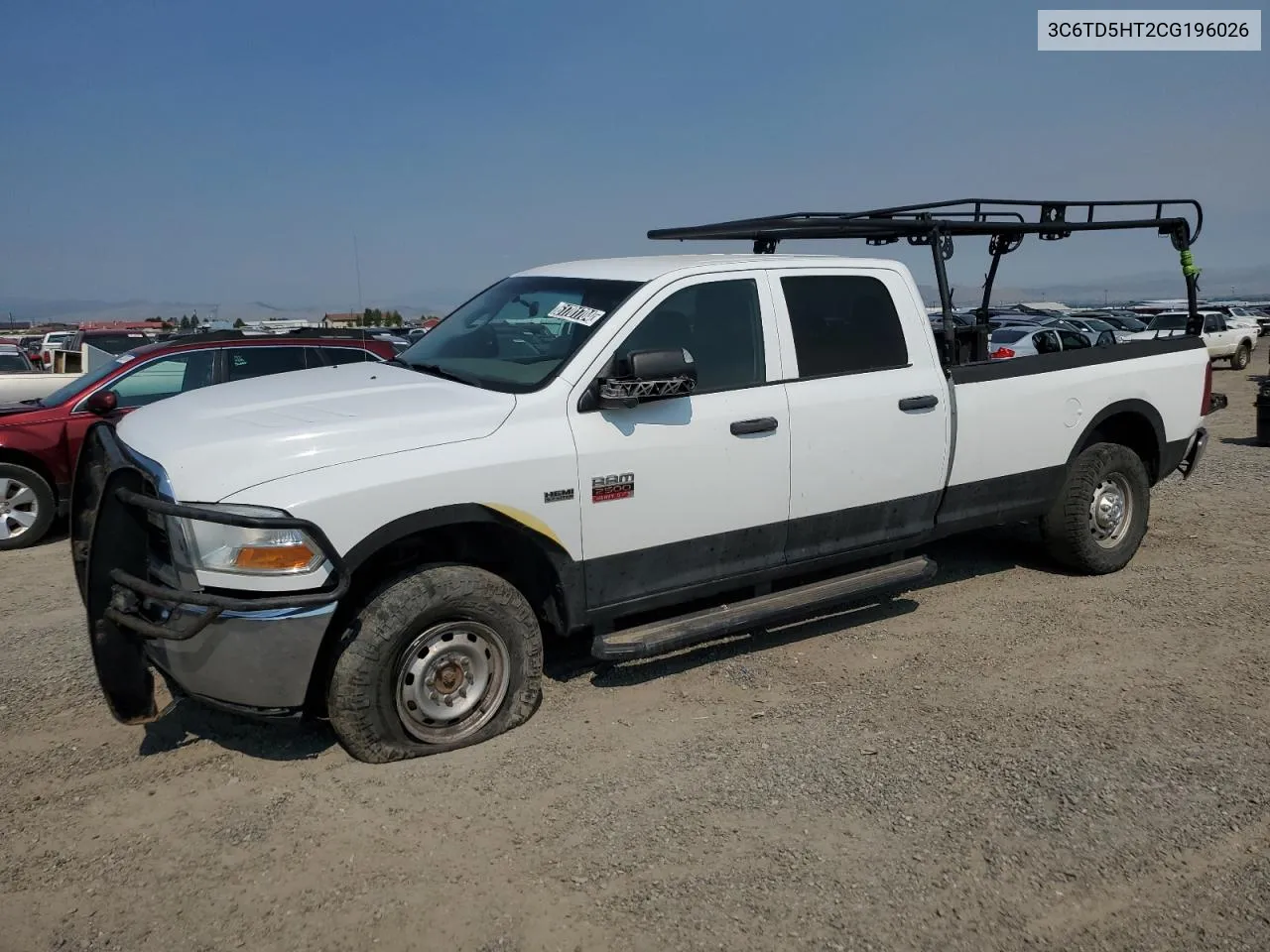 2012 Dodge Ram 2500 St VIN: 3C6TD5HT2CG196026 Lot: 61701704