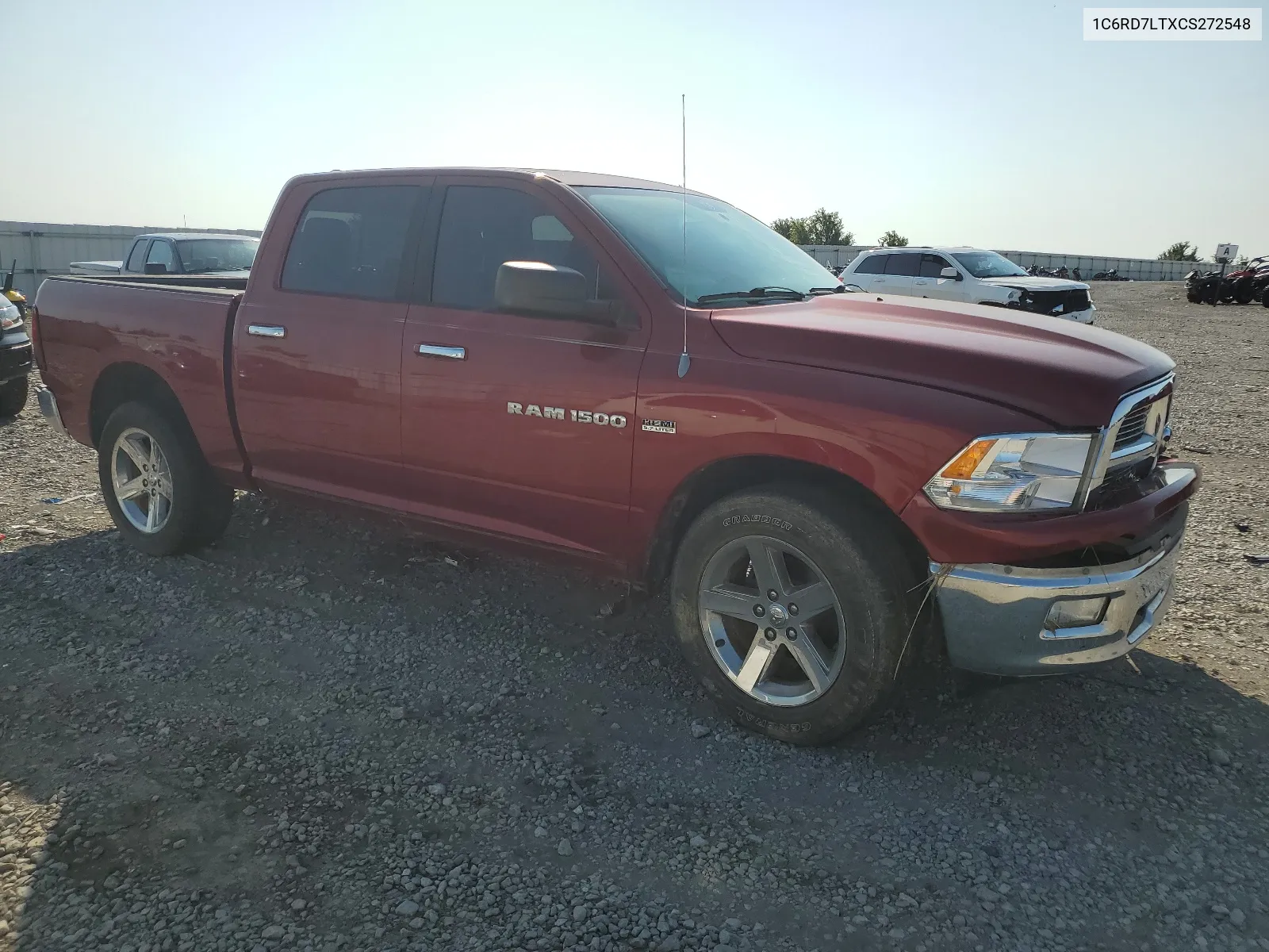 2012 Dodge Ram 1500 Slt VIN: 1C6RD7LTXCS272548 Lot: 62540654