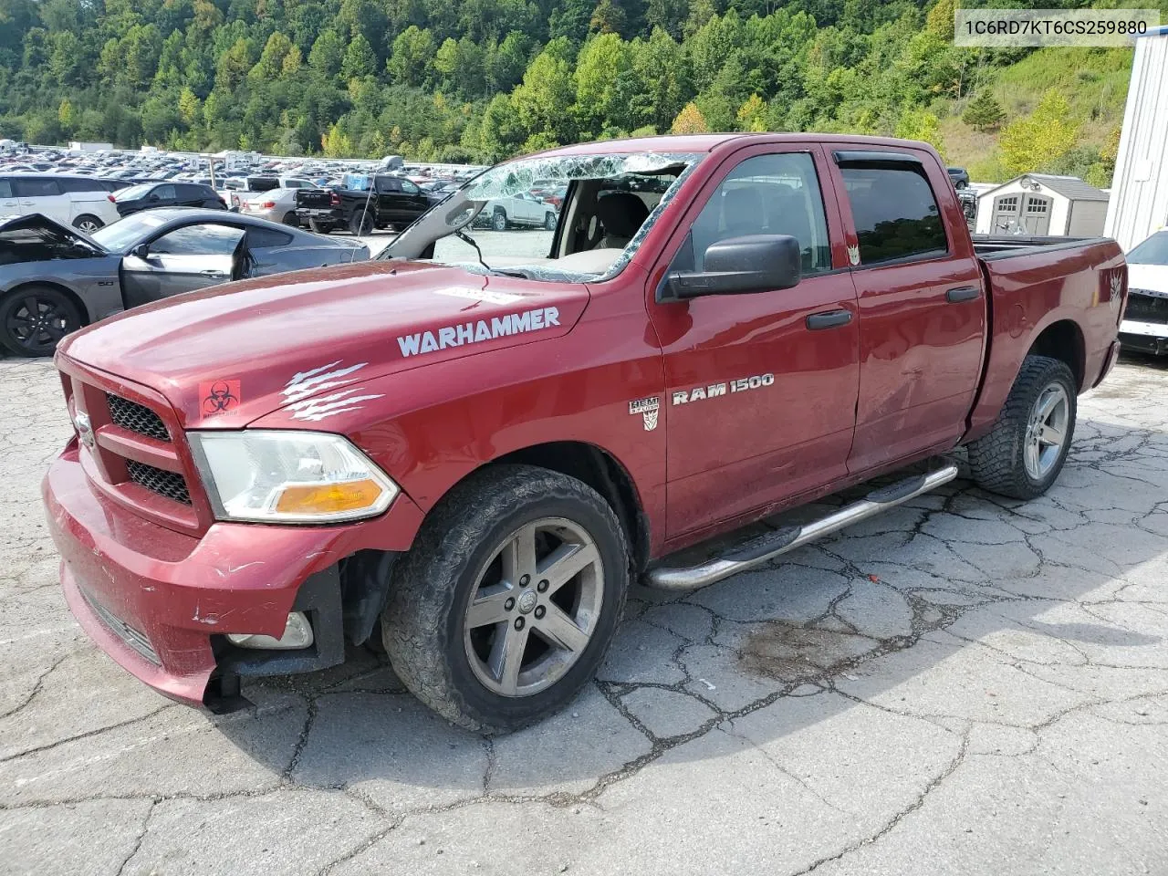 1C6RD7KT6CS259880 2012 Dodge Ram 1500 St