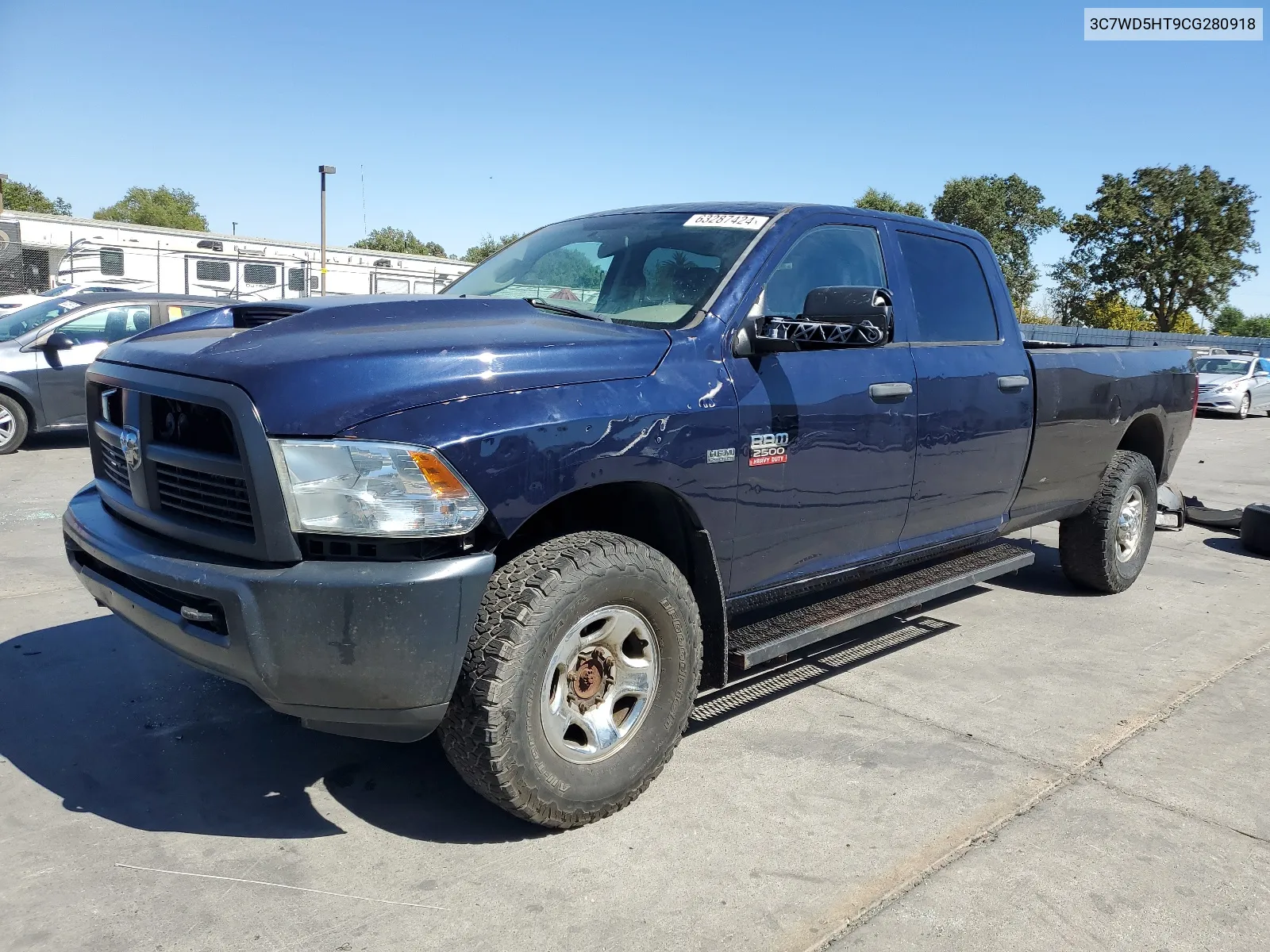 2012 Dodge Ram 2500 St VIN: 3C7WD5HT9CG280918 Lot: 63287424