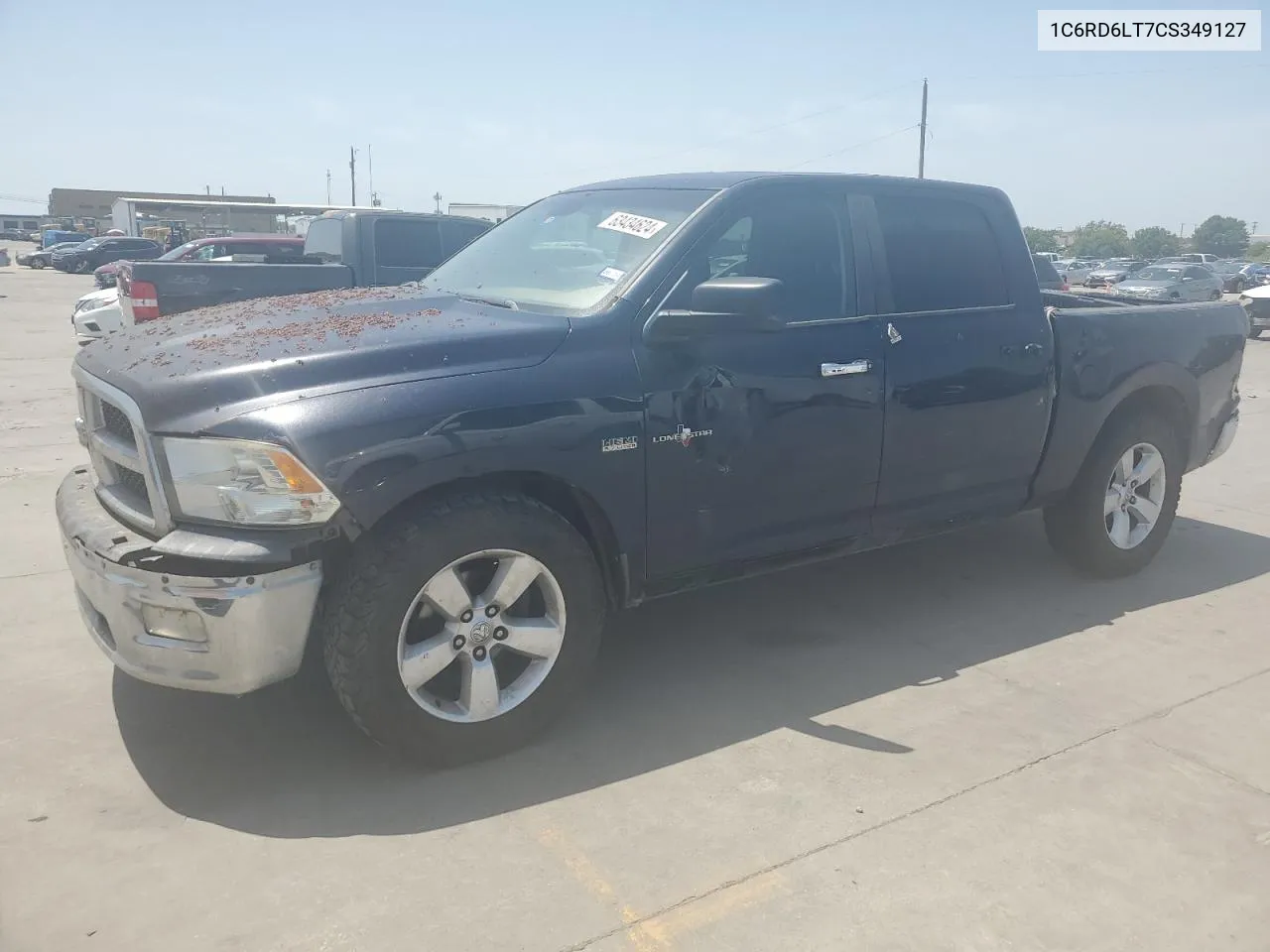 2012 Dodge Ram 1500 Slt VIN: 1C6RD6LT7CS349127 Lot: 63434624