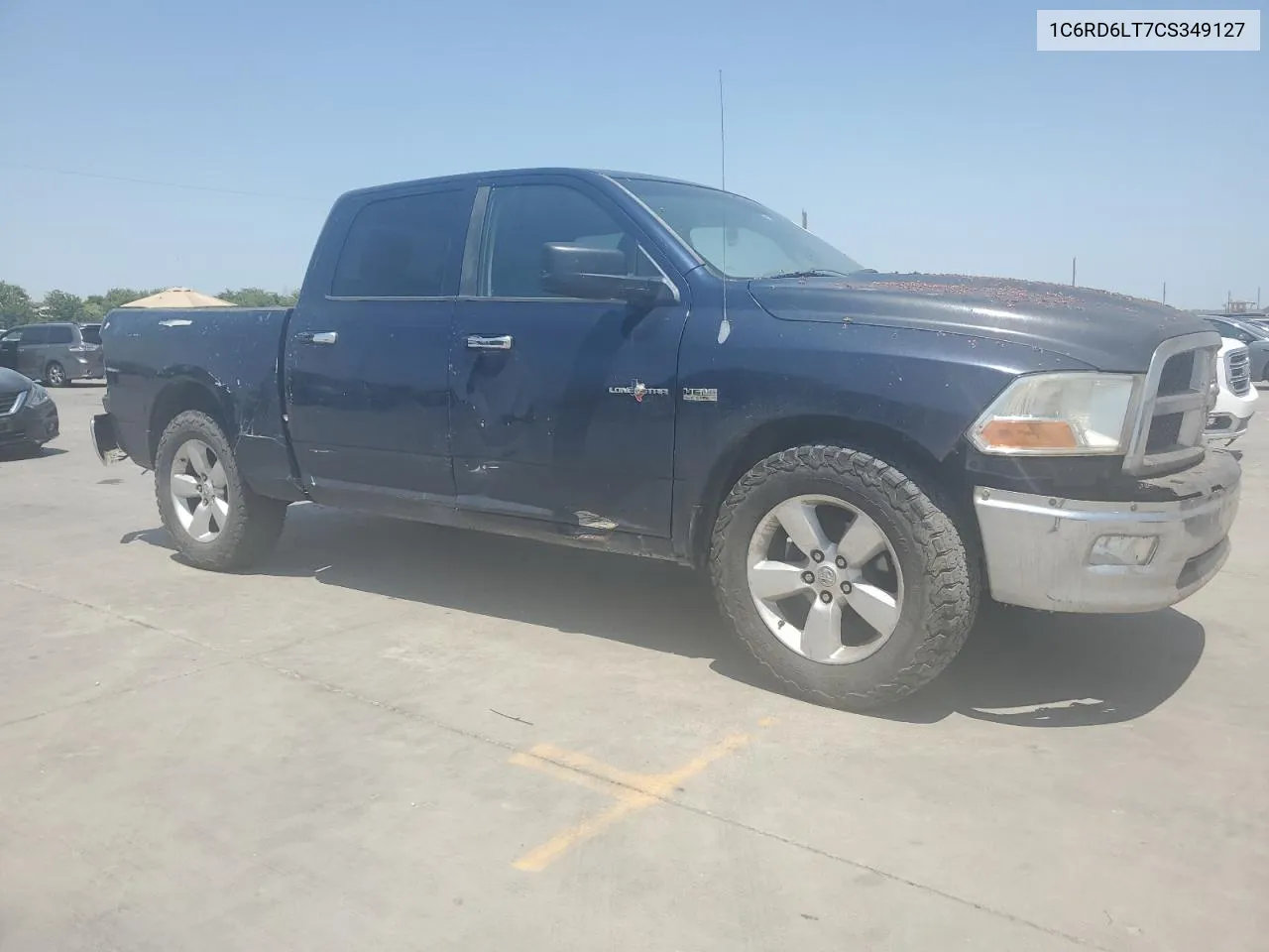 2012 Dodge Ram 1500 Slt VIN: 1C6RD6LT7CS349127 Lot: 63434624