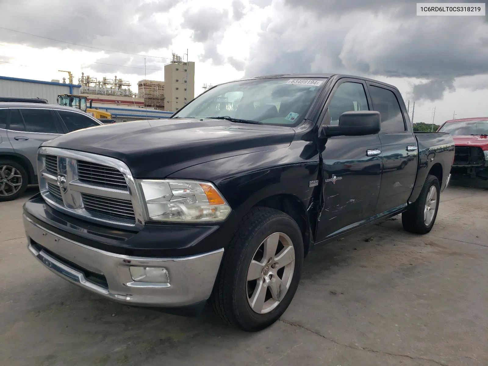 1C6RD6LT0CS318219 2012 Dodge Ram 1500 Slt