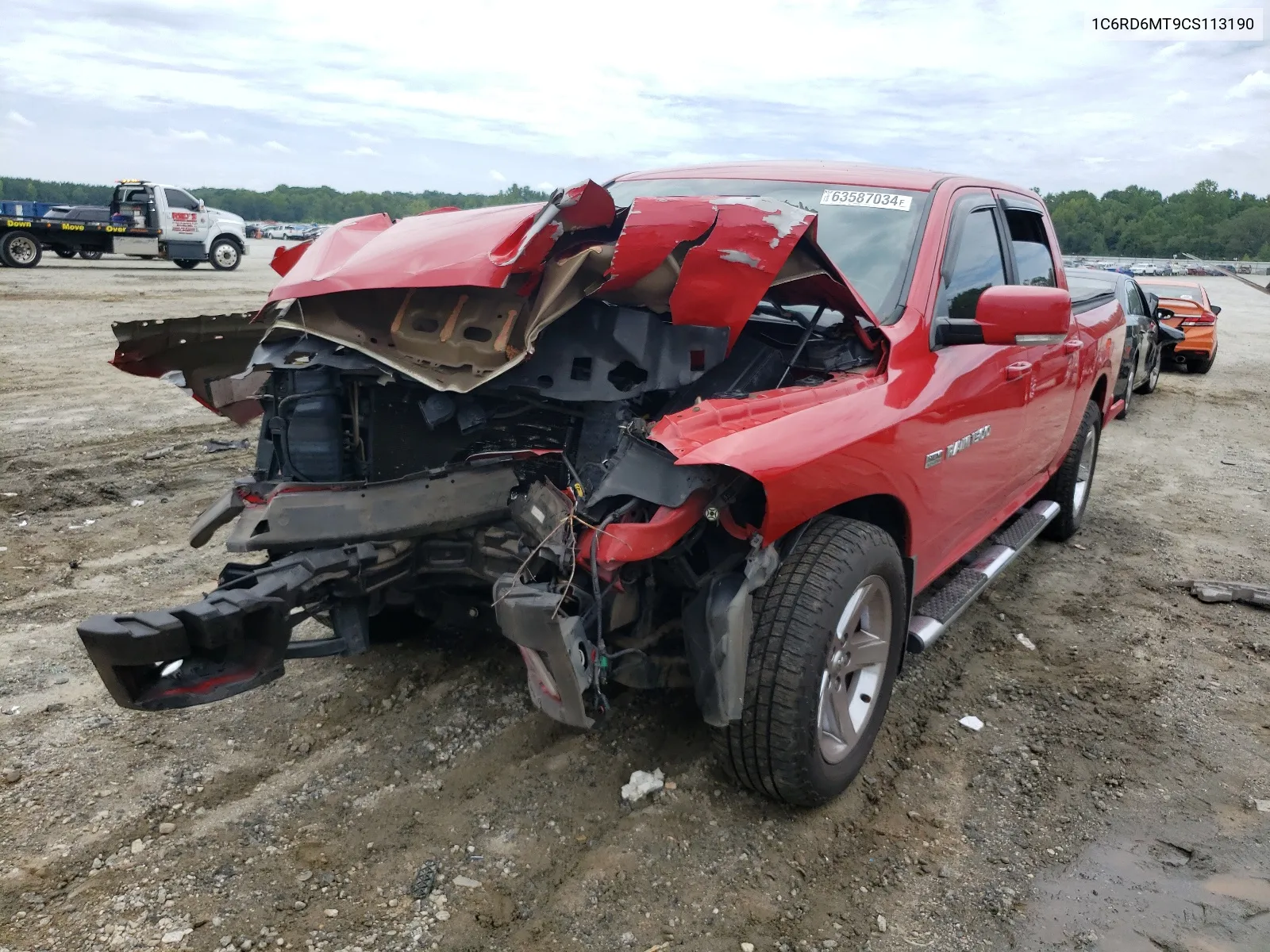 2012 Dodge Ram 1500 Sport VIN: 1C6RD6MT9CS113190 Lot: 63587034