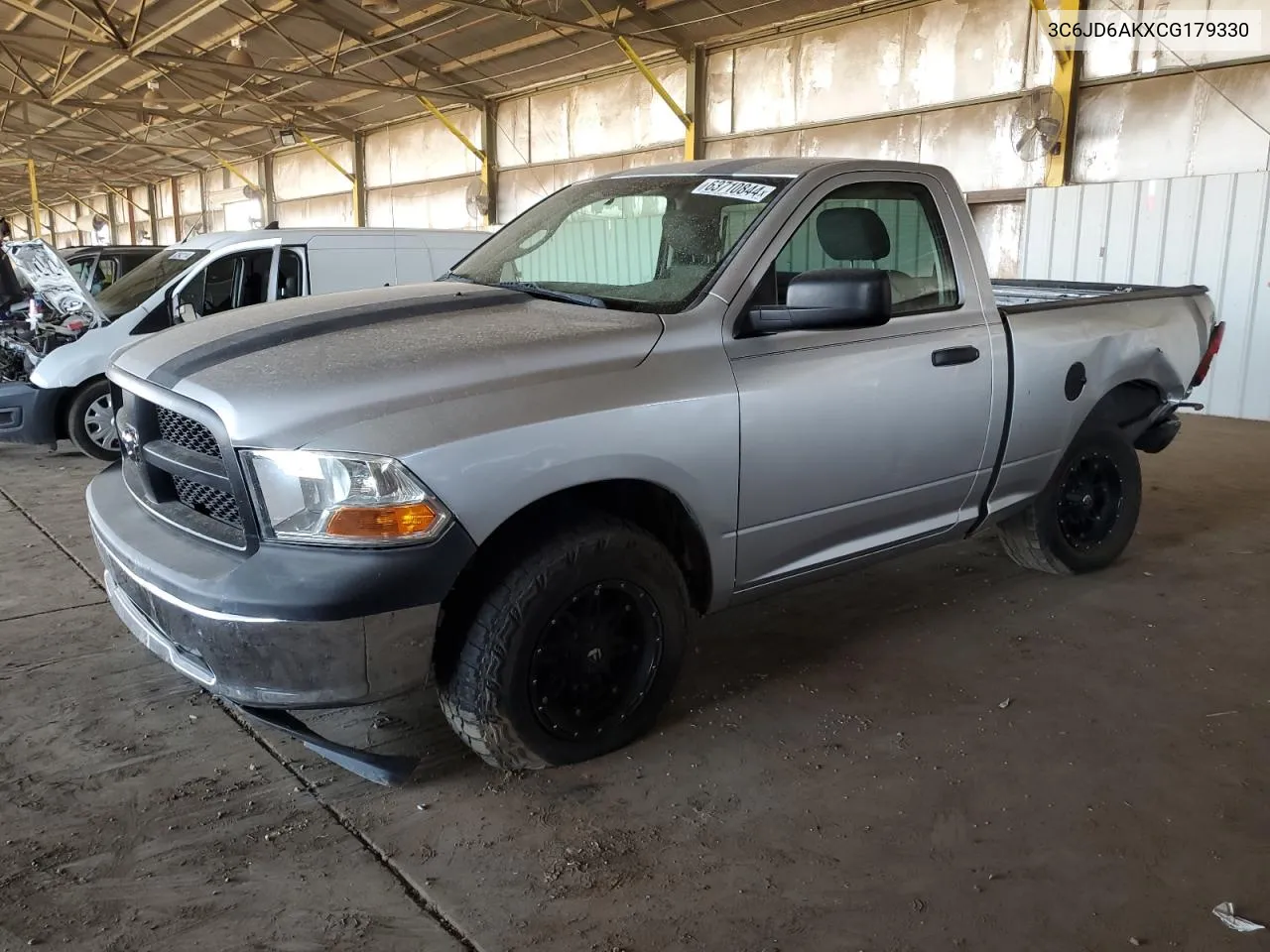 2012 Dodge Ram 1500 St VIN: 3C6JD6AKXCG179330 Lot: 63710844