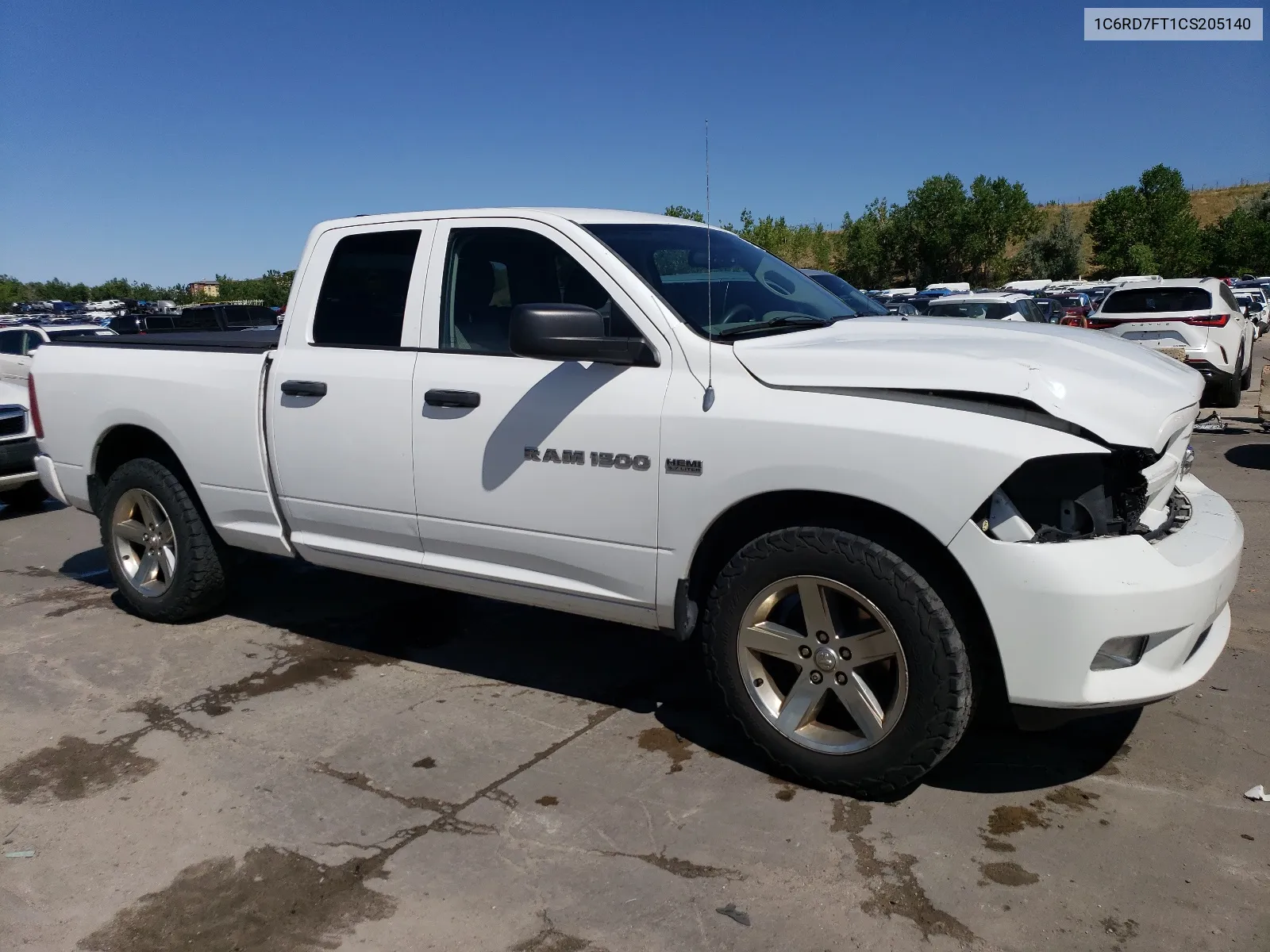 2012 Dodge Ram 1500 St VIN: 1C6RD7FT1CS205140 Lot: 64645594