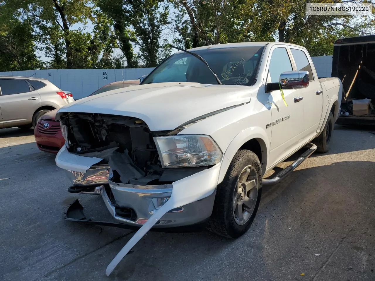 2012 Dodge Ram 1500 Laramie VIN: 1C6RD7NT8CS190220 Lot: 64697914