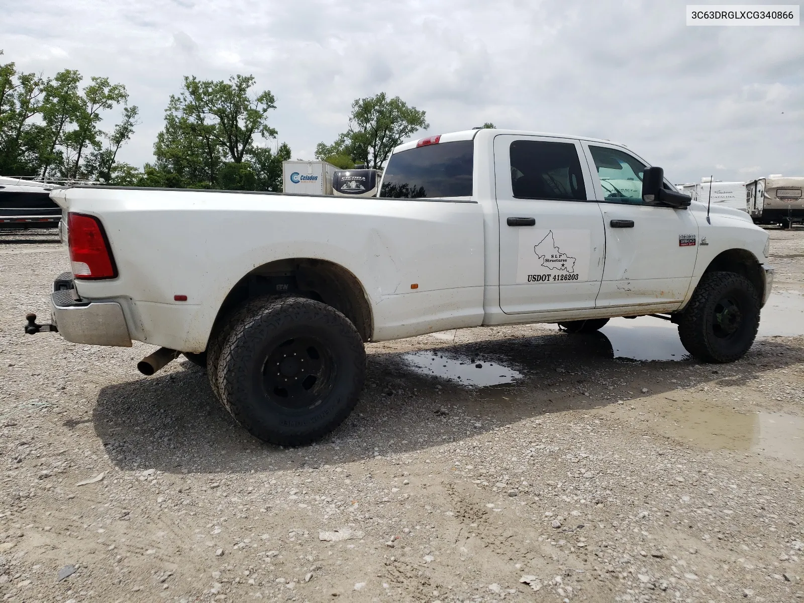 3C63DRGLXCG340866 2012 Dodge Ram 3500 St