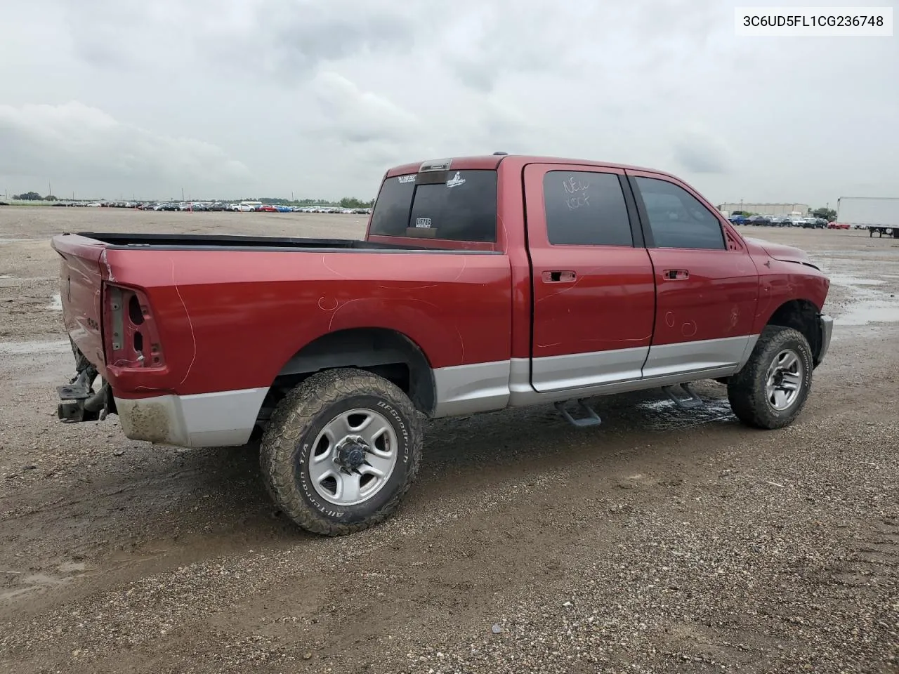 2012 Dodge Ram 2500 Laramie VIN: 3C6UD5FL1CG236748 Lot: 65039664