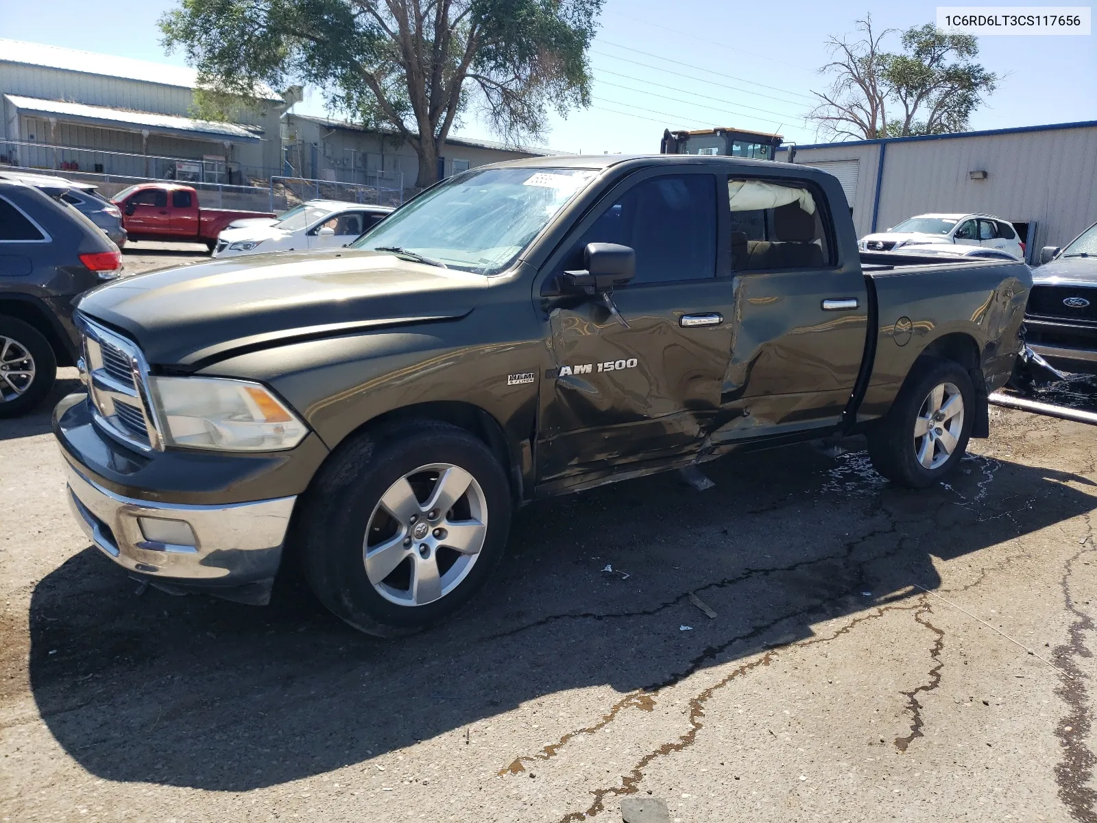 1C6RD6LT3CS117656 2012 Dodge Ram 1500 Slt