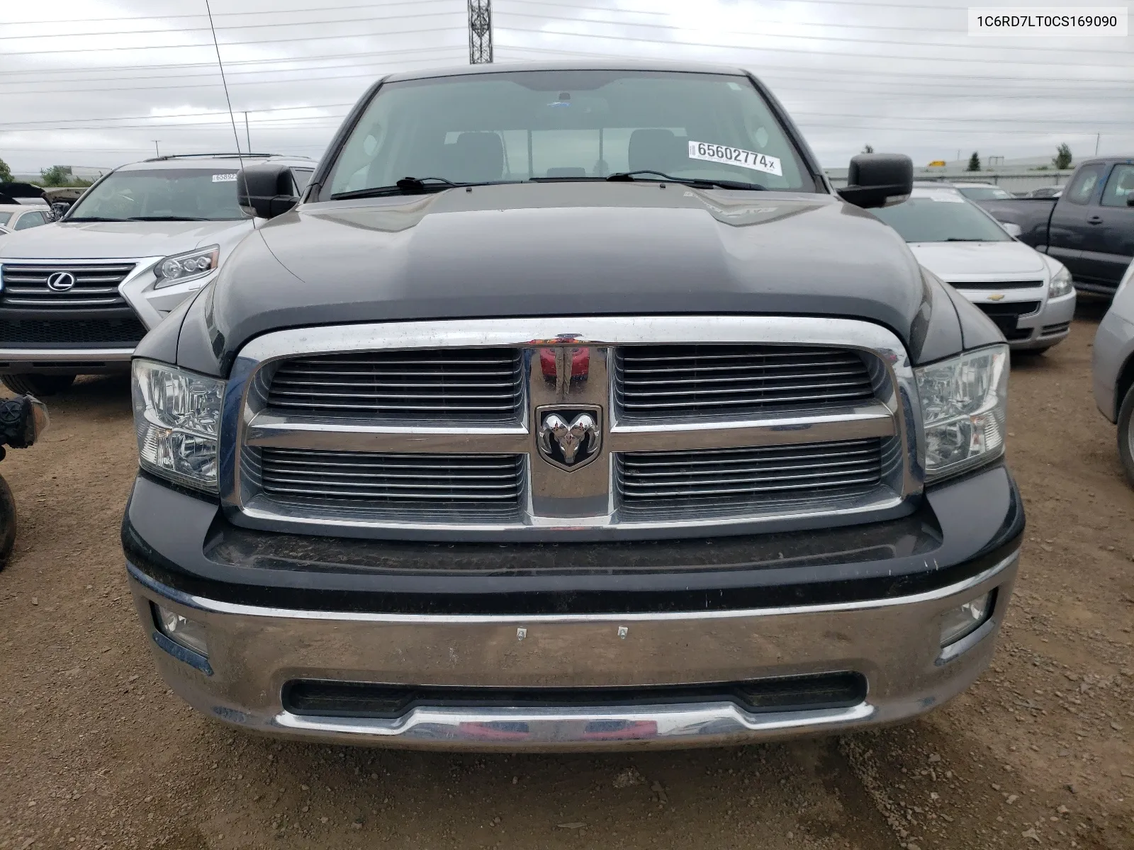 2012 Dodge Ram 1500 Slt VIN: 1C6RD7LT0CS169090 Lot: 65602774