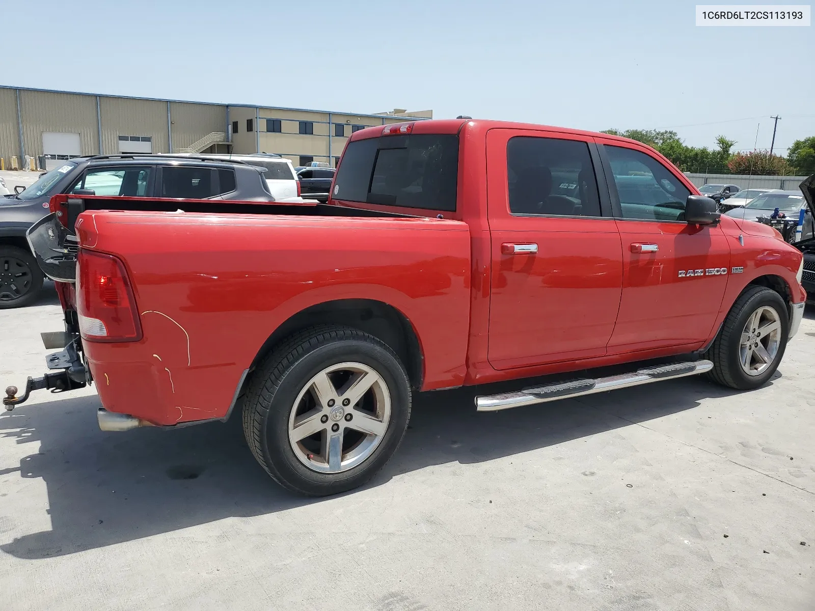 1C6RD6LT2CS113193 2012 Dodge Ram 1500 Slt