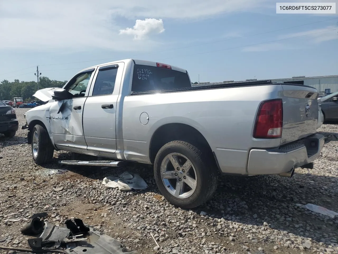 2012 Dodge Ram 1500 St VIN: 1C6RD6FT5CS273077 Lot: 65698494