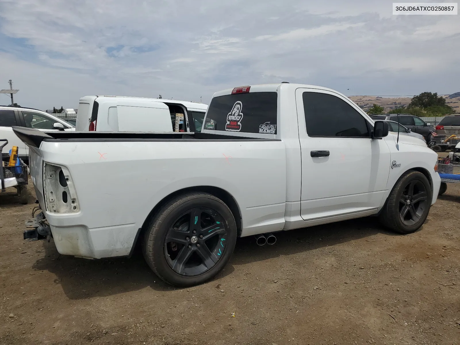 2012 Dodge Ram 1500 St VIN: 3C6JD6ATXCG250857 Lot: 65752404