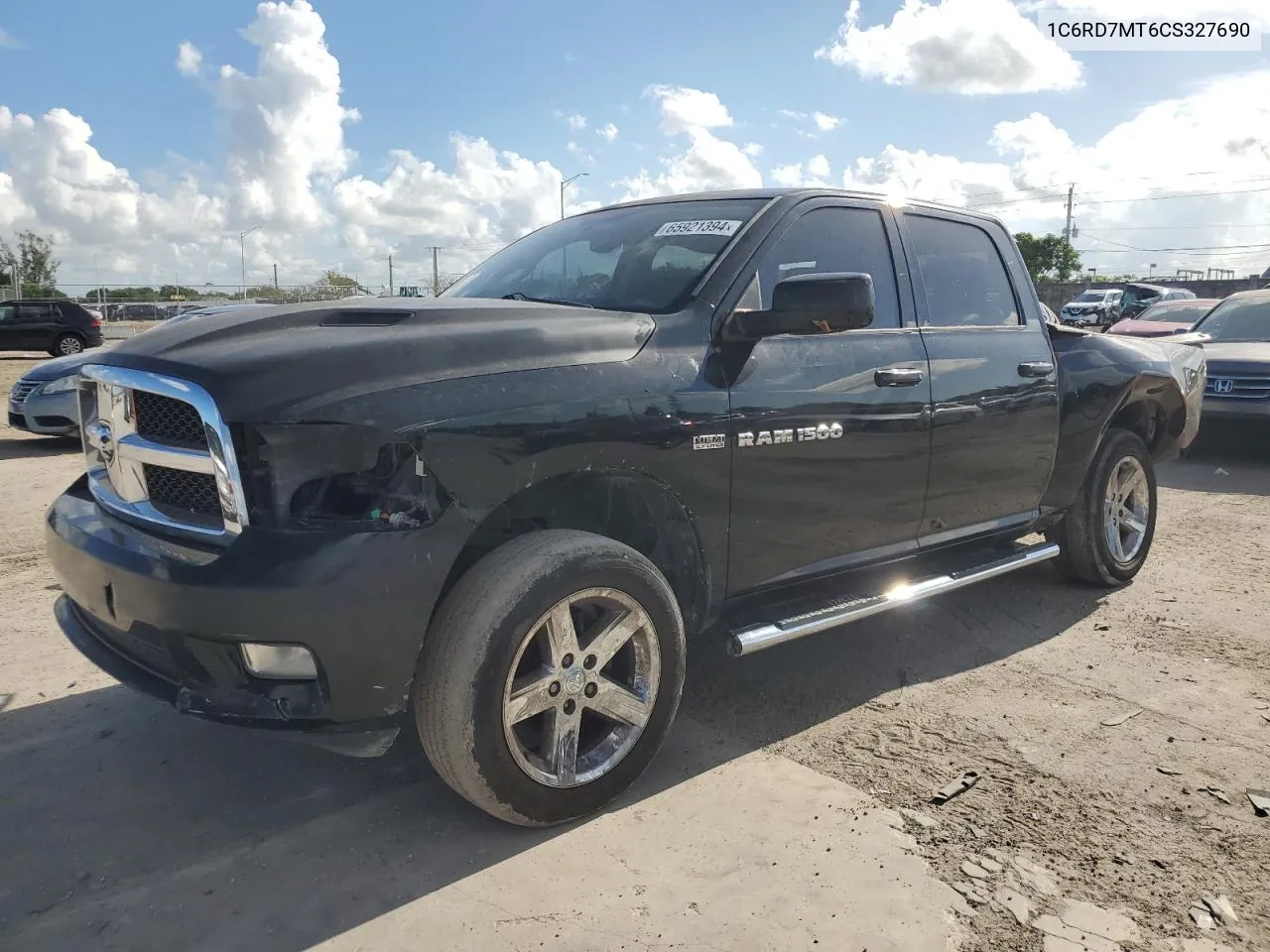 1C6RD7MT6CS327690 2012 Dodge Ram 1500 Sport