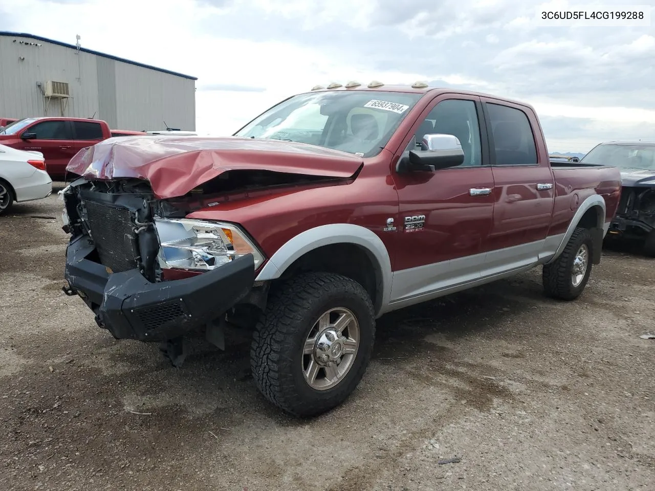 2012 Dodge Ram 2500 Laramie VIN: 3C6UD5FL4CG199288 Lot: 65937904