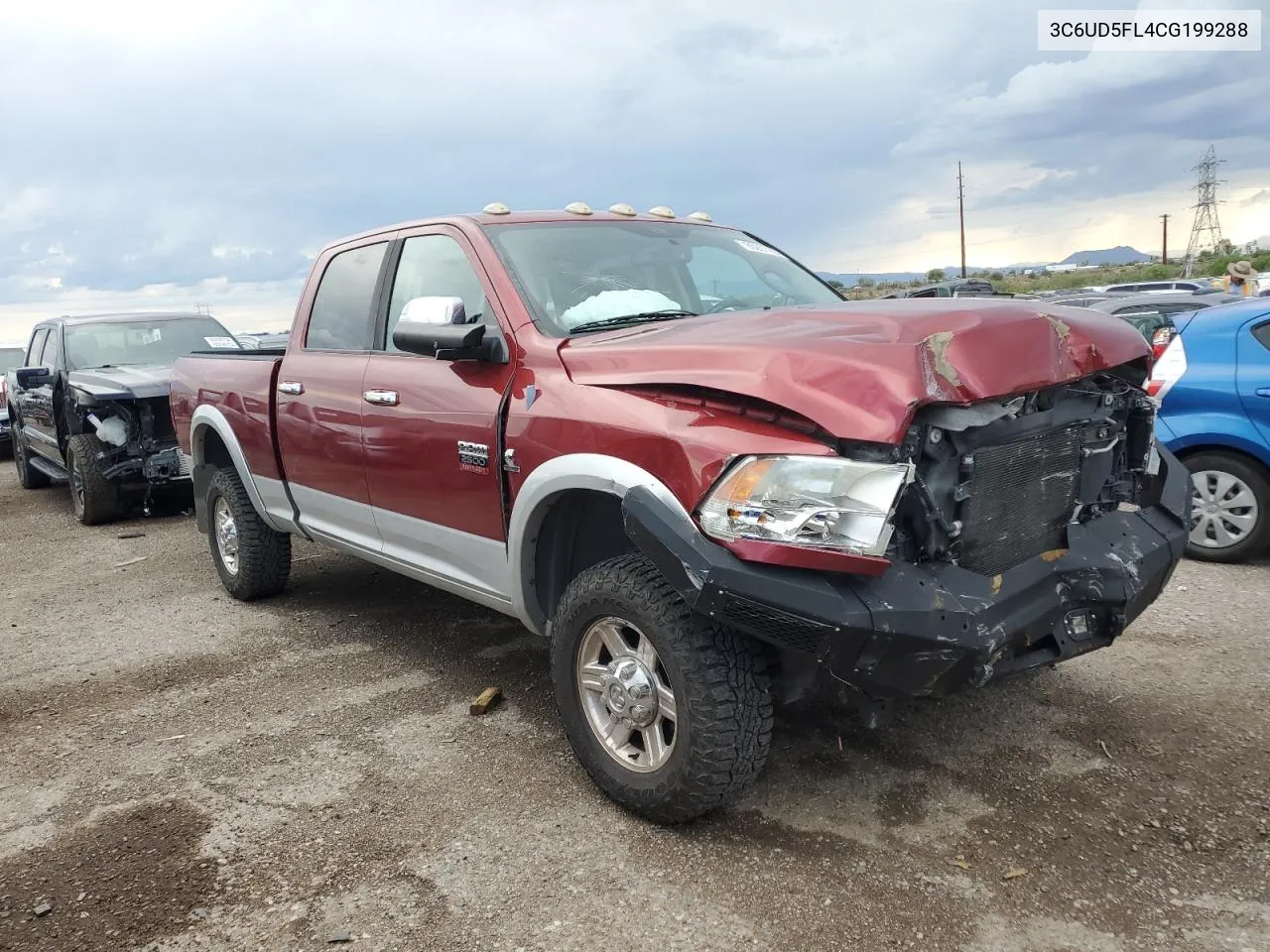 2012 Dodge Ram 2500 Laramie VIN: 3C6UD5FL4CG199288 Lot: 65937904