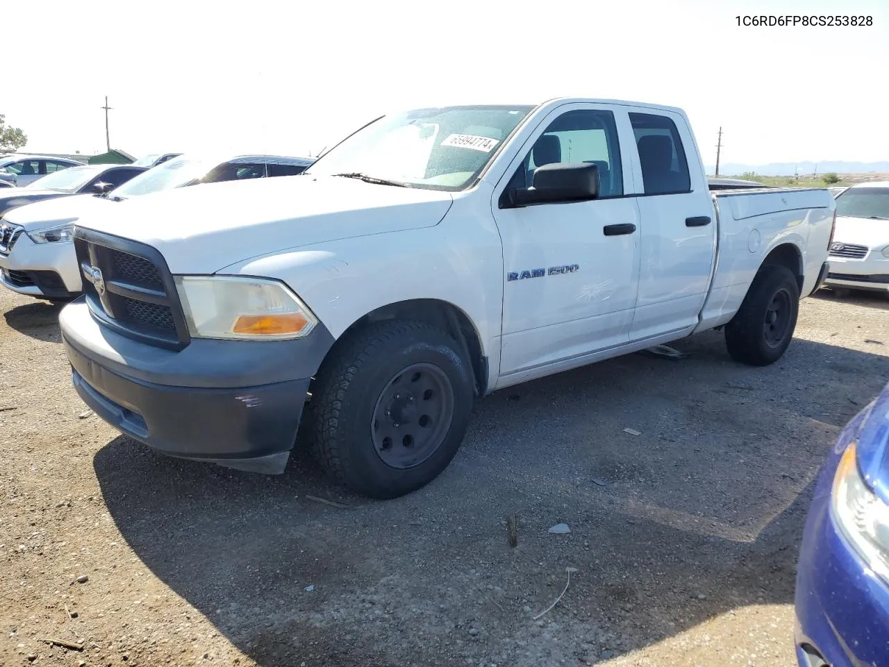 2012 Dodge Ram 1500 St VIN: 1C6RD6FP8CS253828 Lot: 65994774