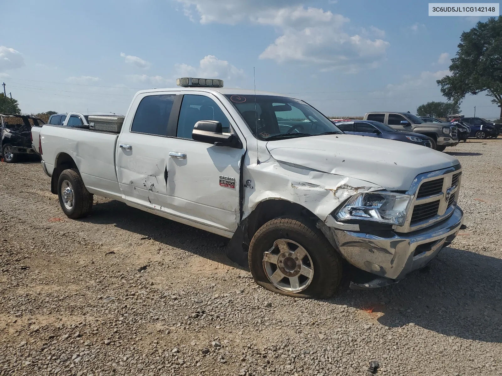 2012 Dodge Ram 2500 Slt VIN: 3C6UD5JL1CG142148 Lot: 66068254