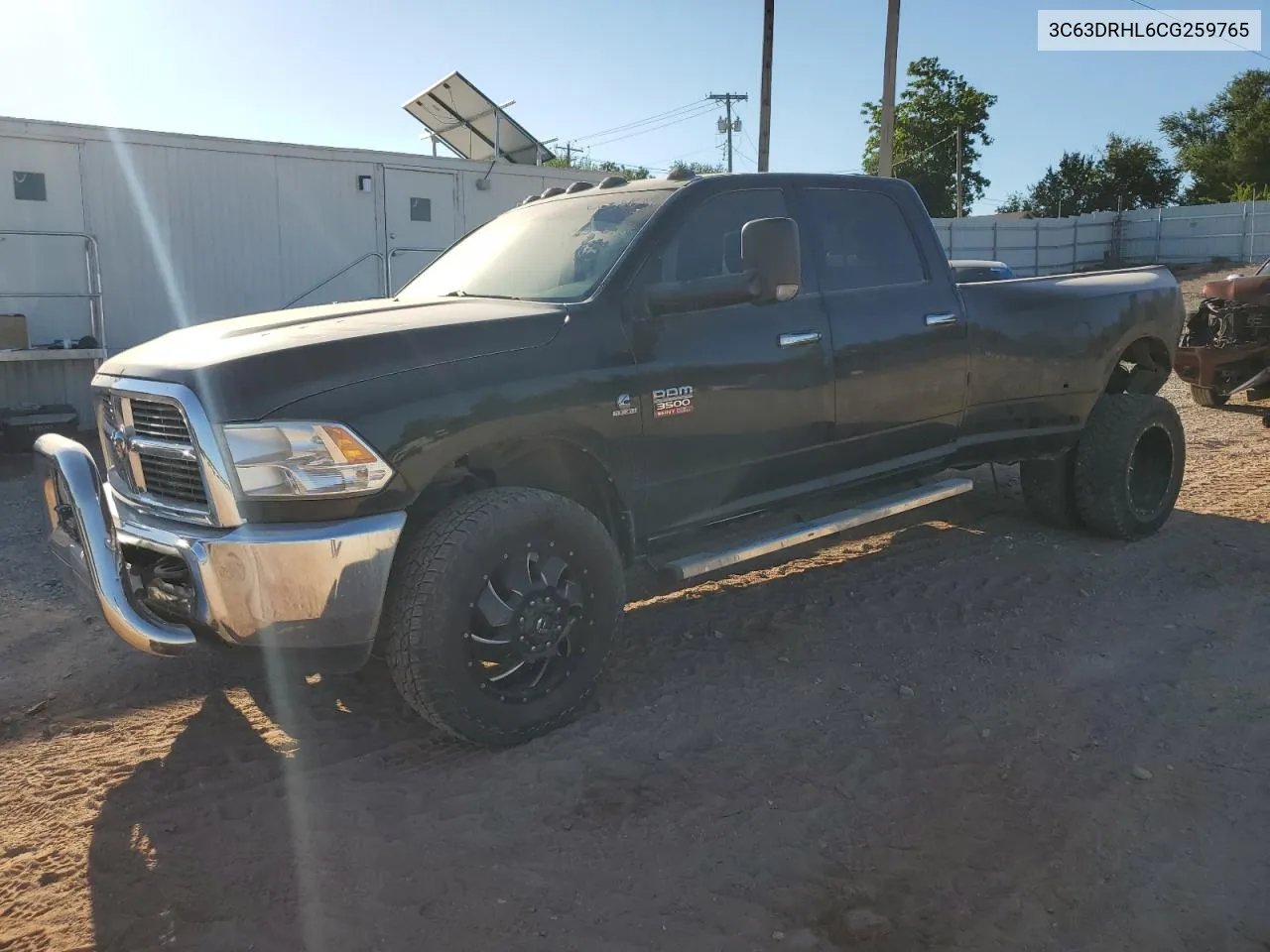 3C63DRHL6CG259765 2012 Dodge Ram 3500 Slt