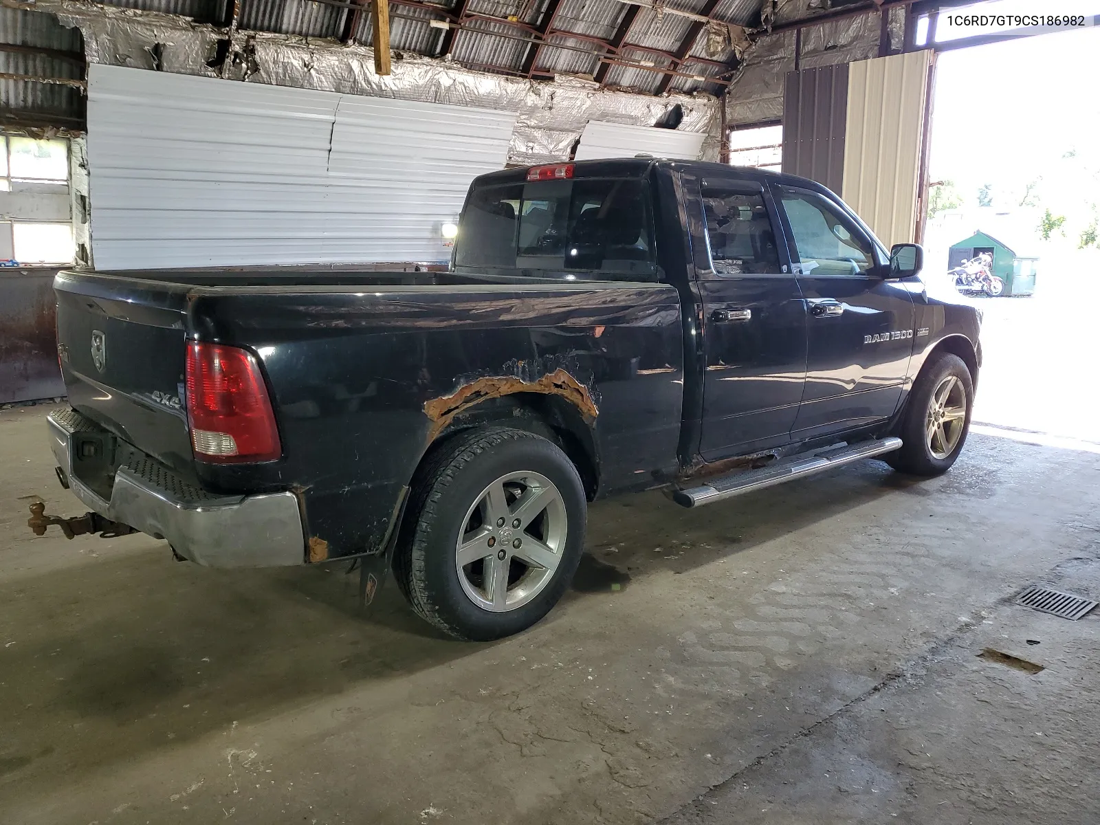 1C6RD7GT9CS186982 2012 Dodge Ram 1500 Slt