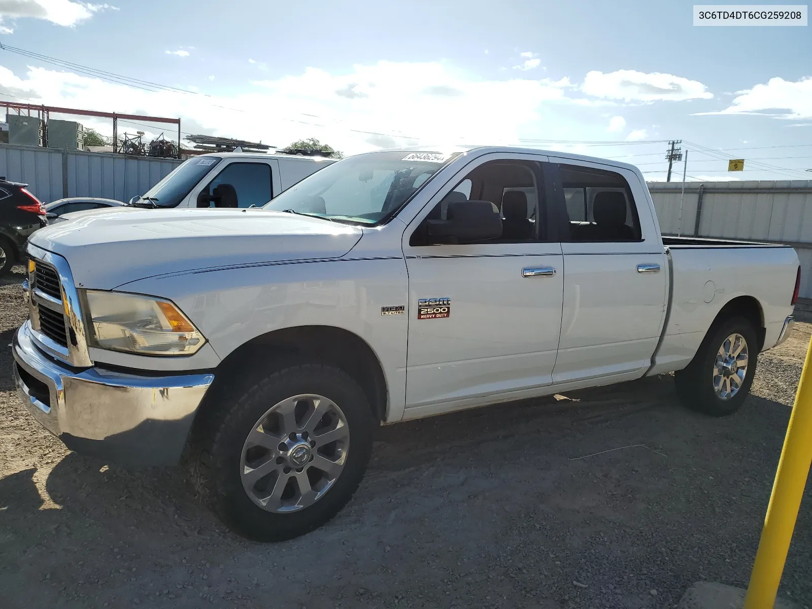 3C6TD4DT6CG259208 2012 Dodge Ram 2500 Slt