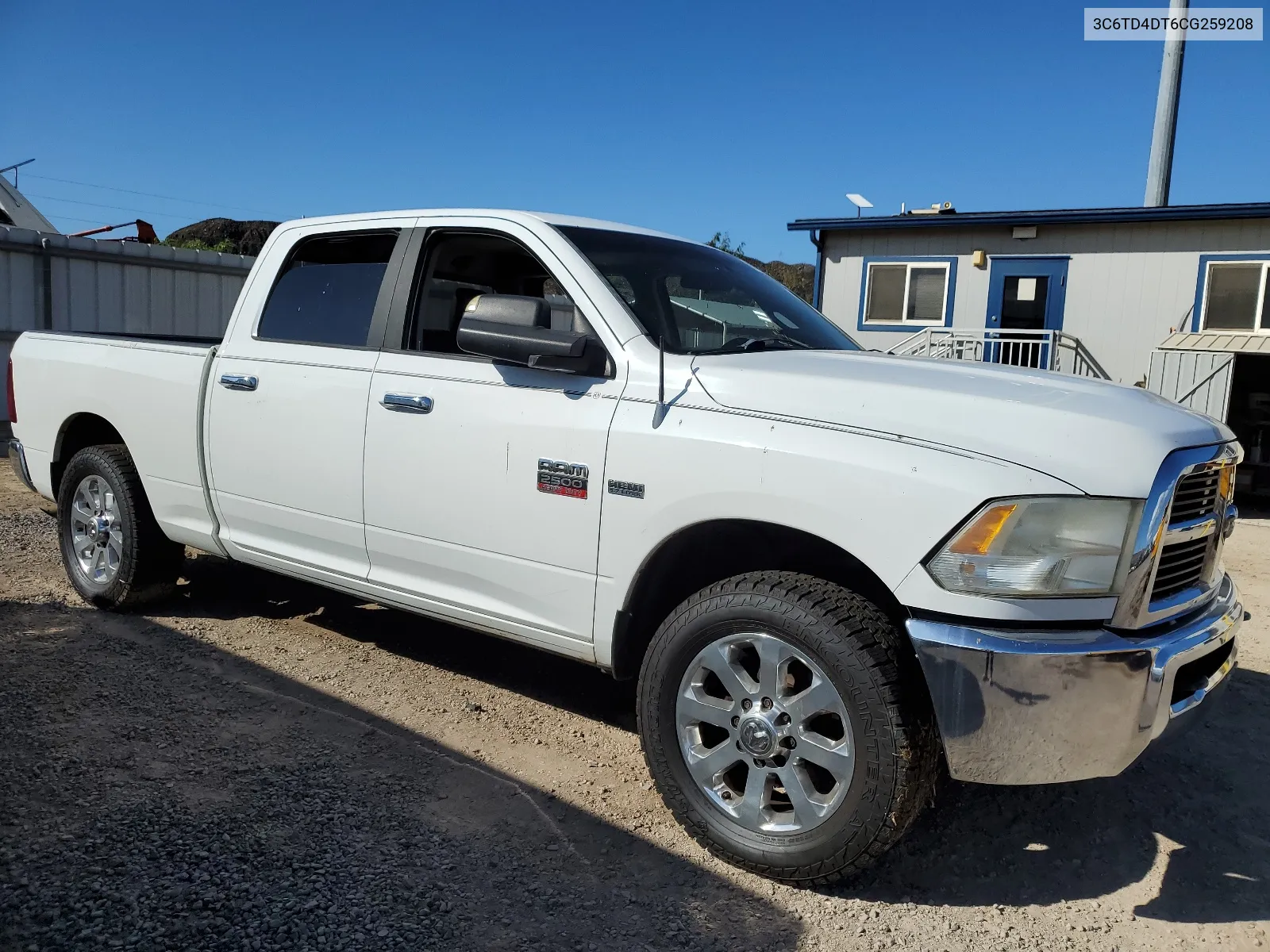 3C6TD4DT6CG259208 2012 Dodge Ram 2500 Slt