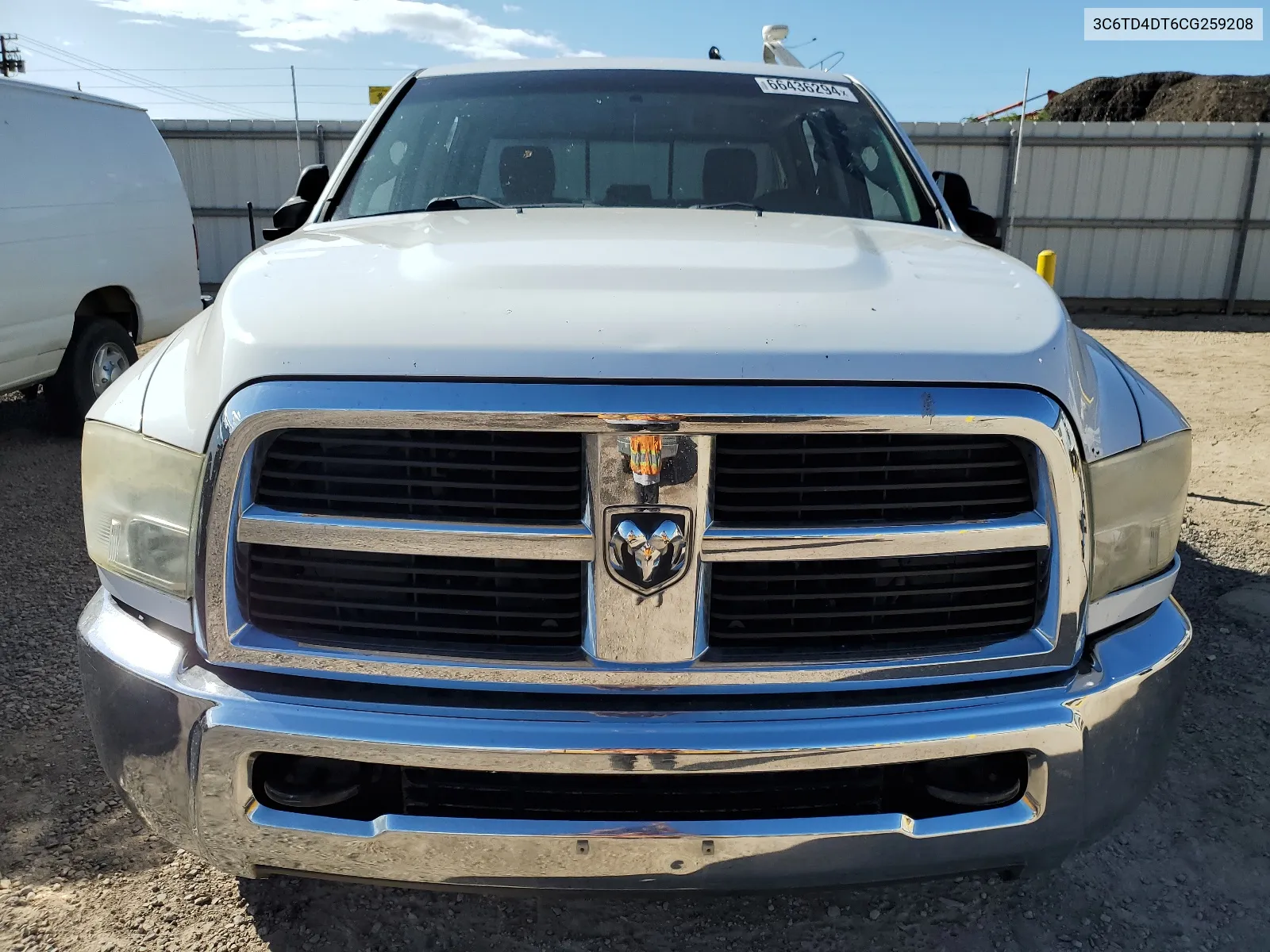 2012 Dodge Ram 2500 Slt VIN: 3C6TD4DT6CG259208 Lot: 66436294