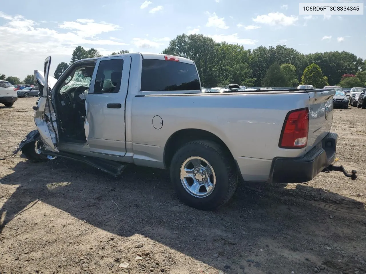 2012 Dodge Ram 1500 St VIN: 1C6RD6FT3CS334345 Lot: 66520884