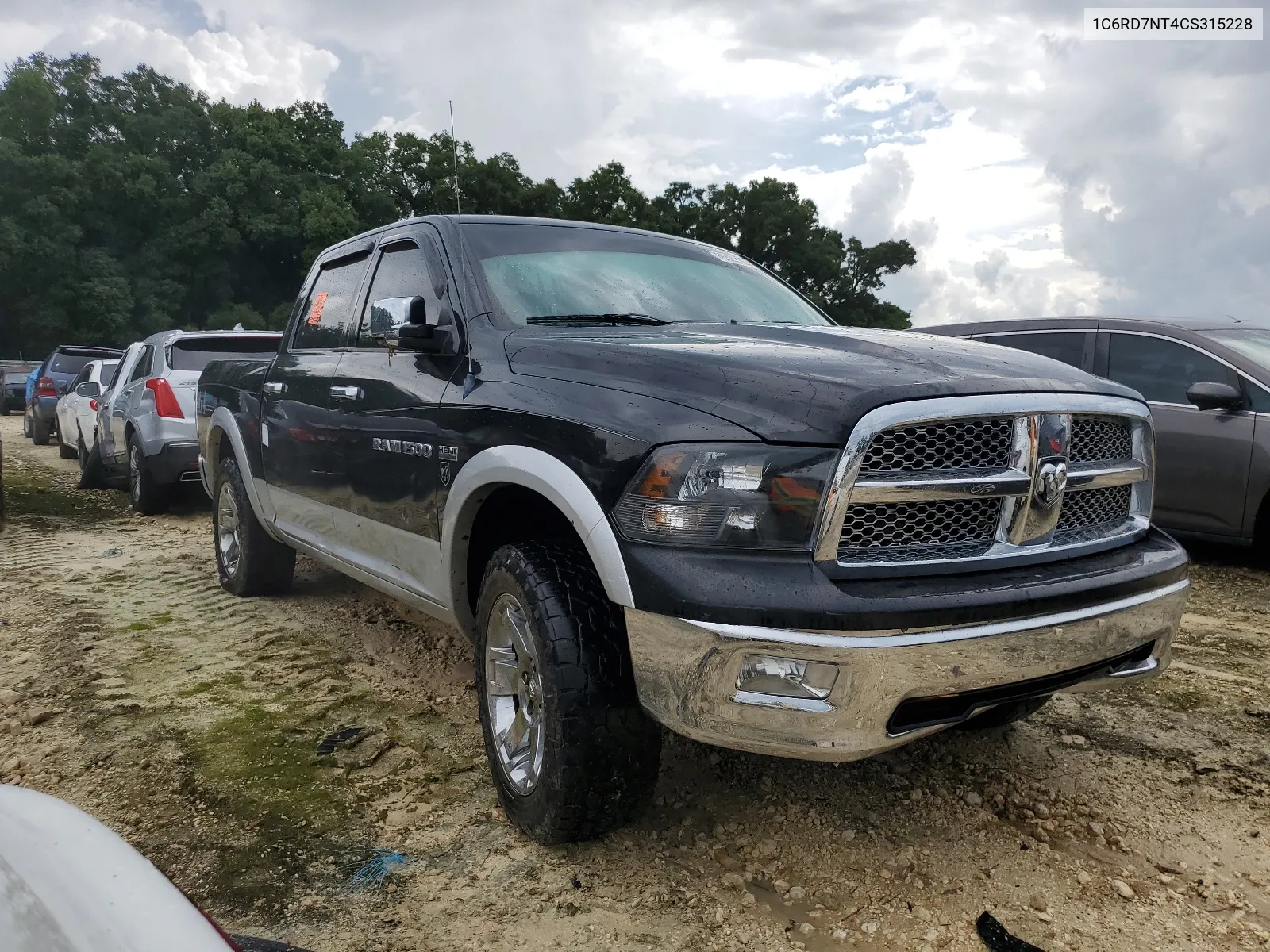 2012 Dodge Ram 1500 Laramie VIN: 1C6RD7NT4CS315228 Lot: 66522164