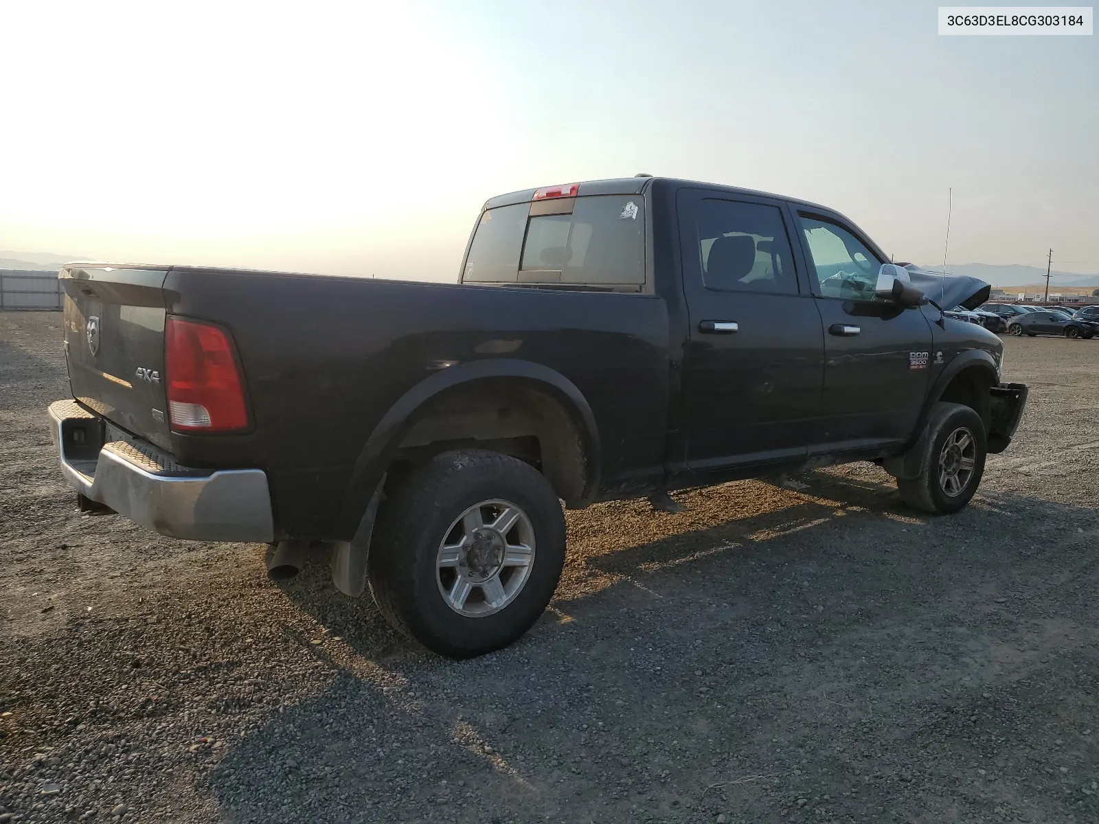 2012 Dodge Ram 3500 Laramie VIN: 3C63D3EL8CG303184 Lot: 66683724