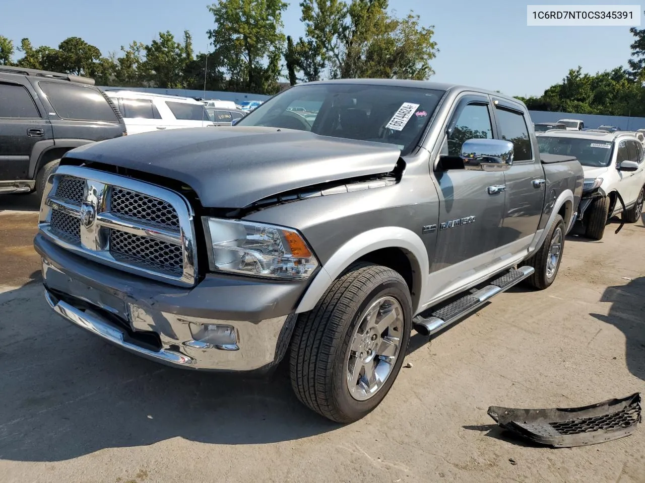 2012 Dodge Ram 1500 Laramie VIN: 1C6RD7NT0CS345391 Lot: 66744624