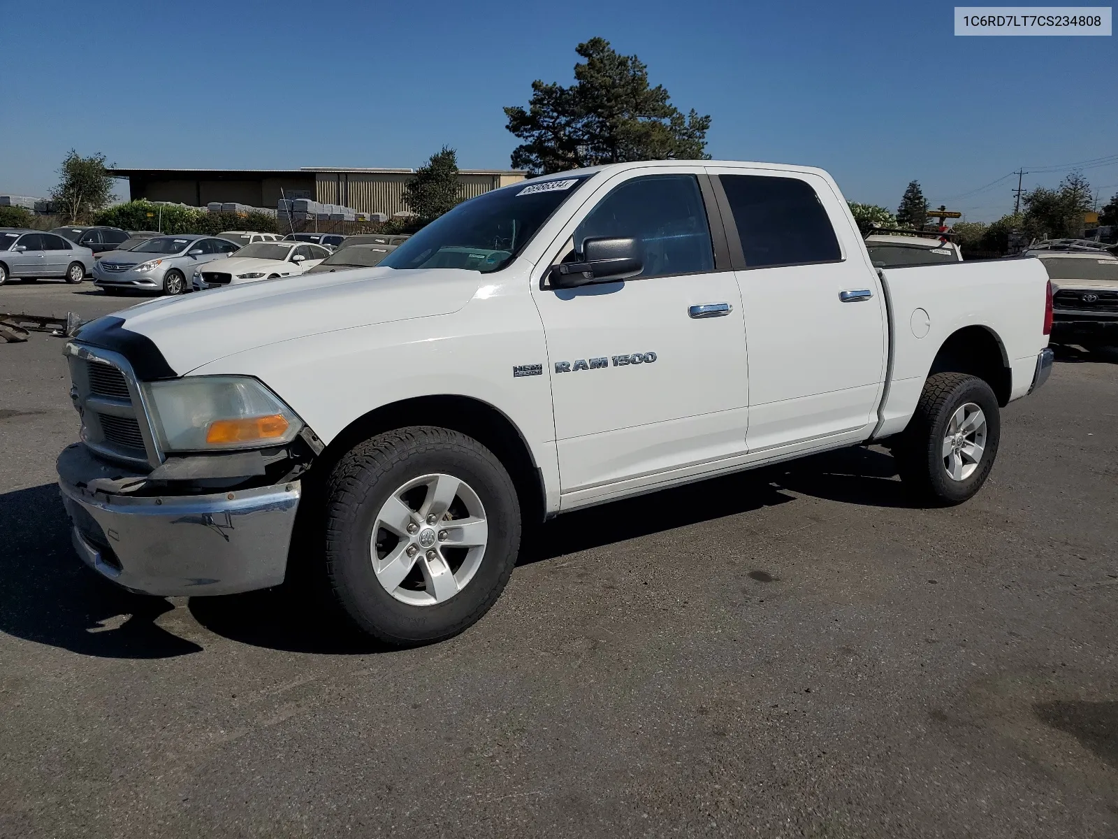 1C6RD7LT7CS234808 2012 Dodge Ram 1500 Slt