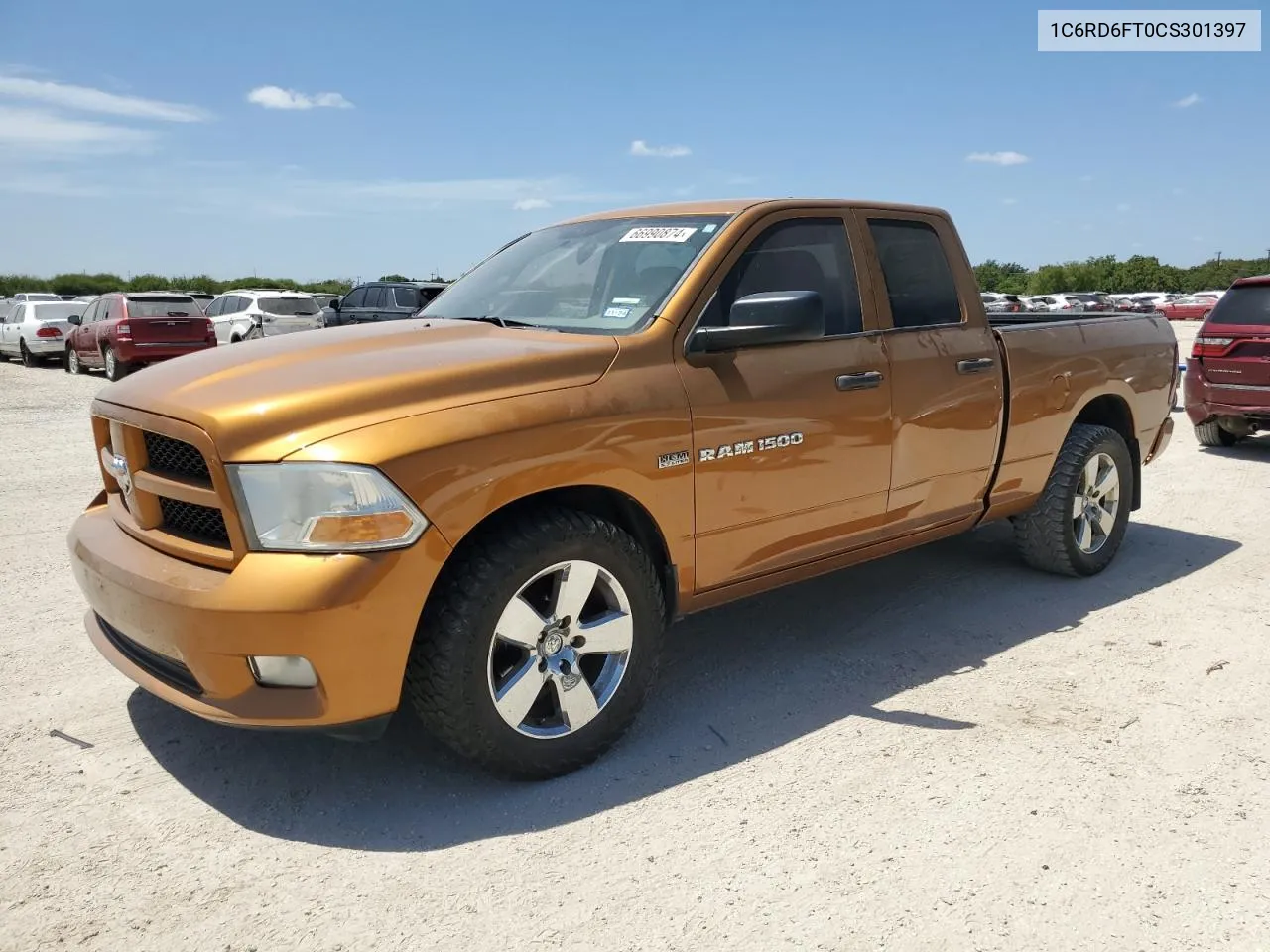 1C6RD6FT0CS301397 2012 Dodge Ram 1500 St