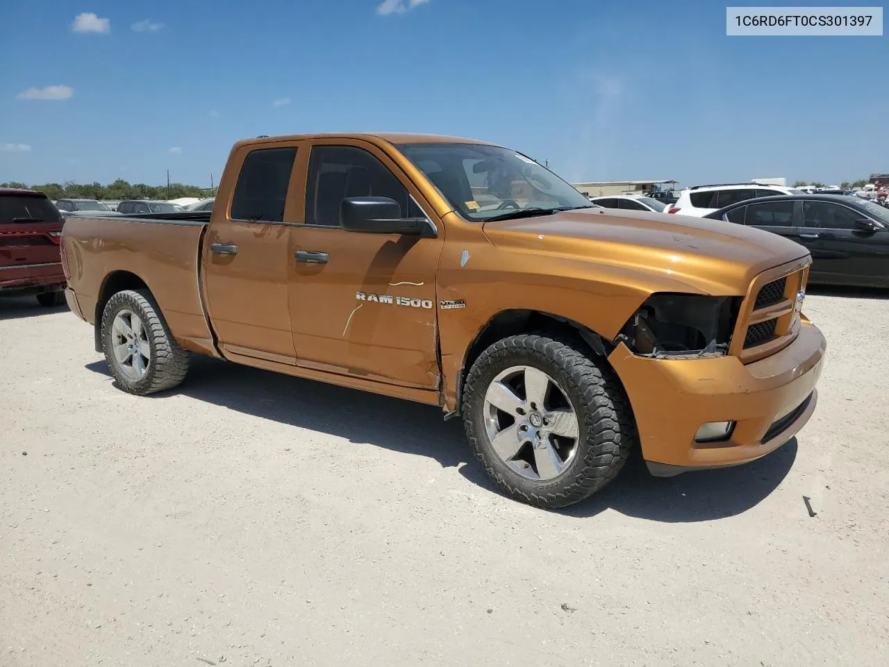 1C6RD6FT0CS301397 2012 Dodge Ram 1500 St