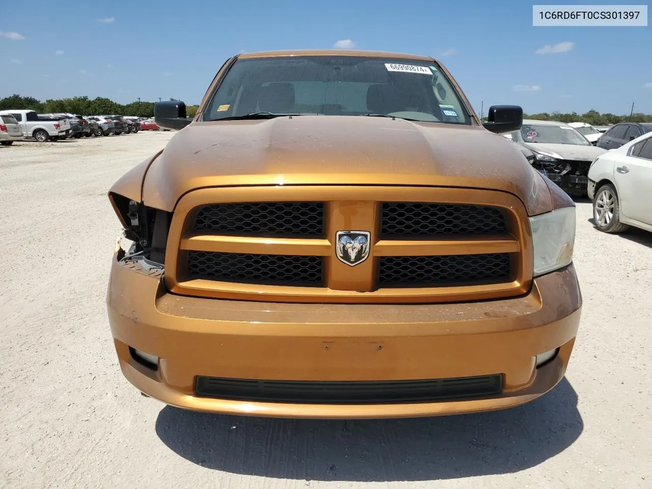 2012 Dodge Ram 1500 St VIN: 1C6RD6FT0CS301397 Lot: 66990874