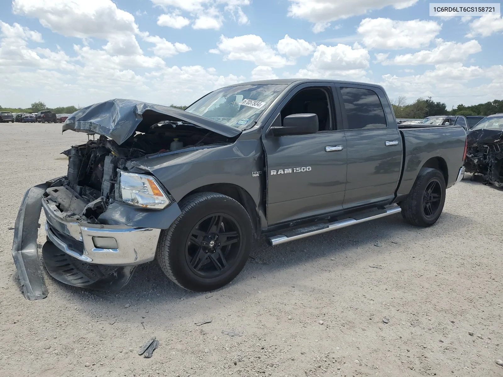 1C6RD6LT6CS158721 2012 Dodge Ram 1500 Slt