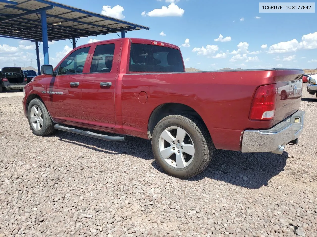 1C6RD7FT1CS177842 2012 Dodge Ram 1500 St