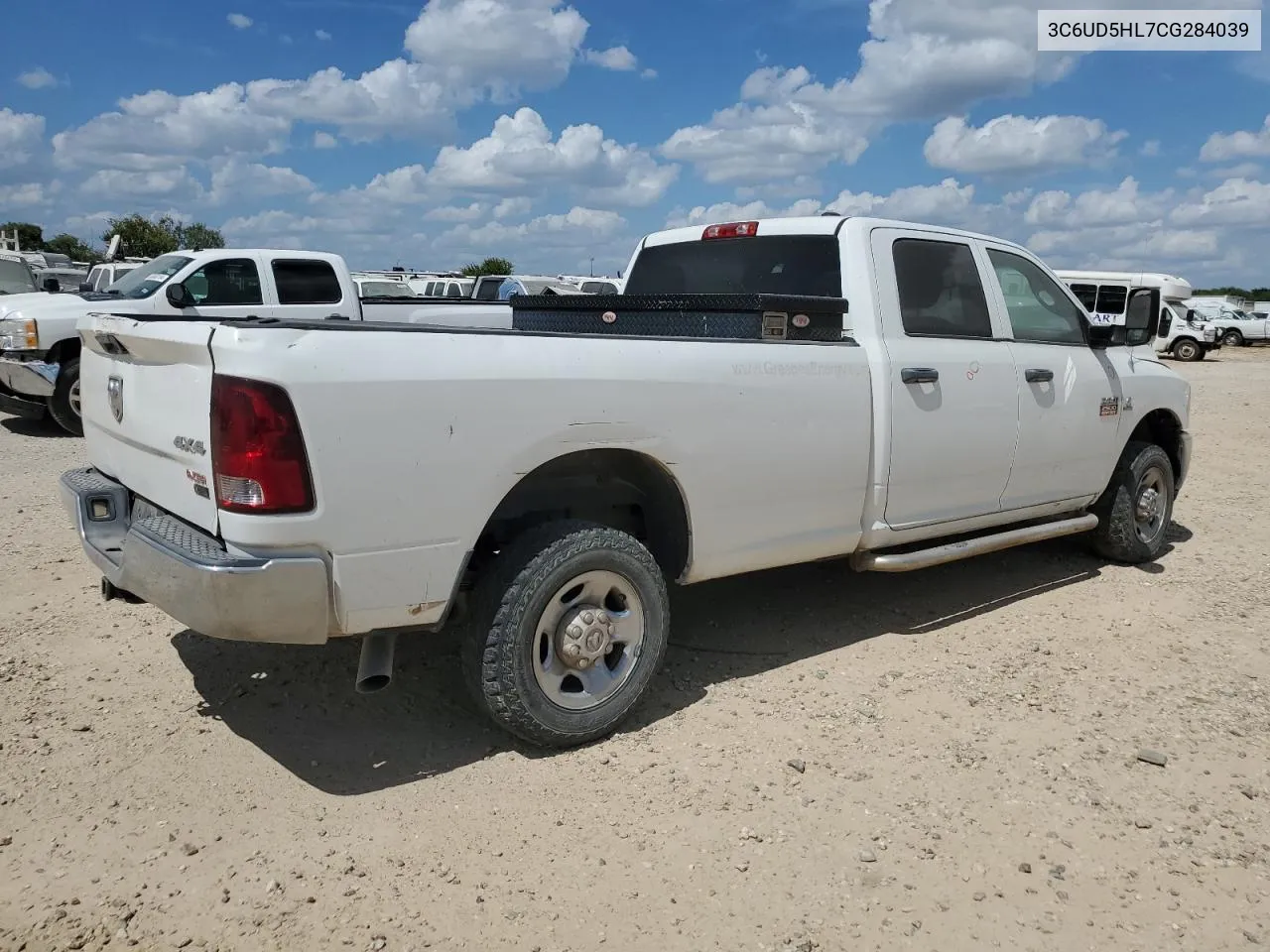 2012 Dodge Ram 2500 St VIN: 3C6UD5HL7CG284039 Lot: 67102784