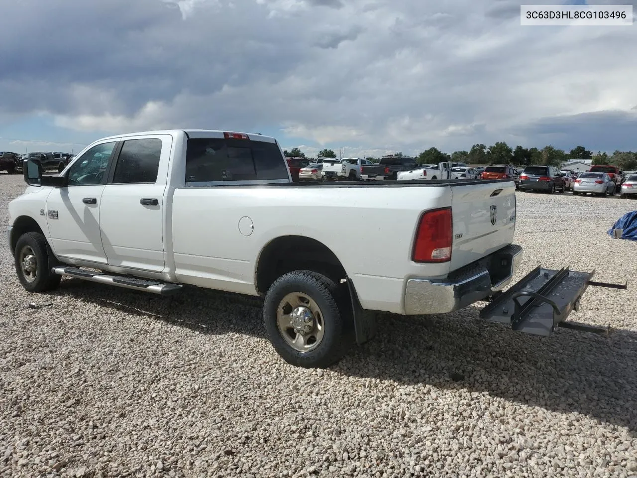 3C63D3HL8CG103496 2012 Dodge Ram 3500 Slt