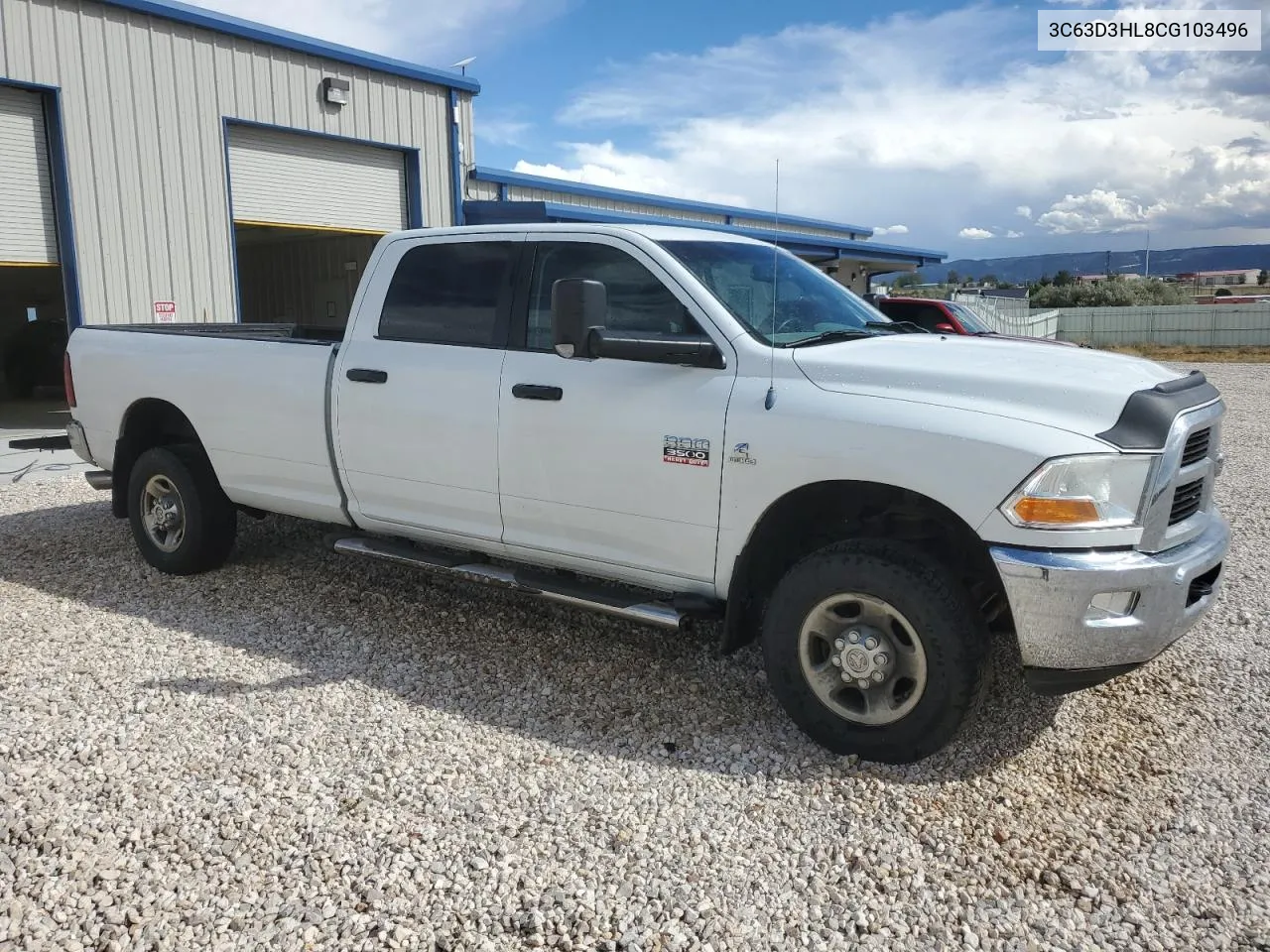 3C63D3HL8CG103496 2012 Dodge Ram 3500 Slt