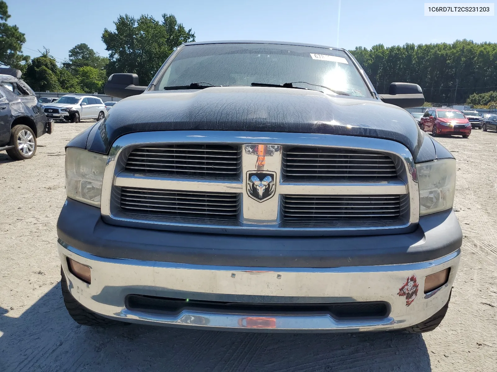 2012 Dodge Ram 1500 Slt VIN: 1C6RD7LT2CS231203 Lot: 67845034