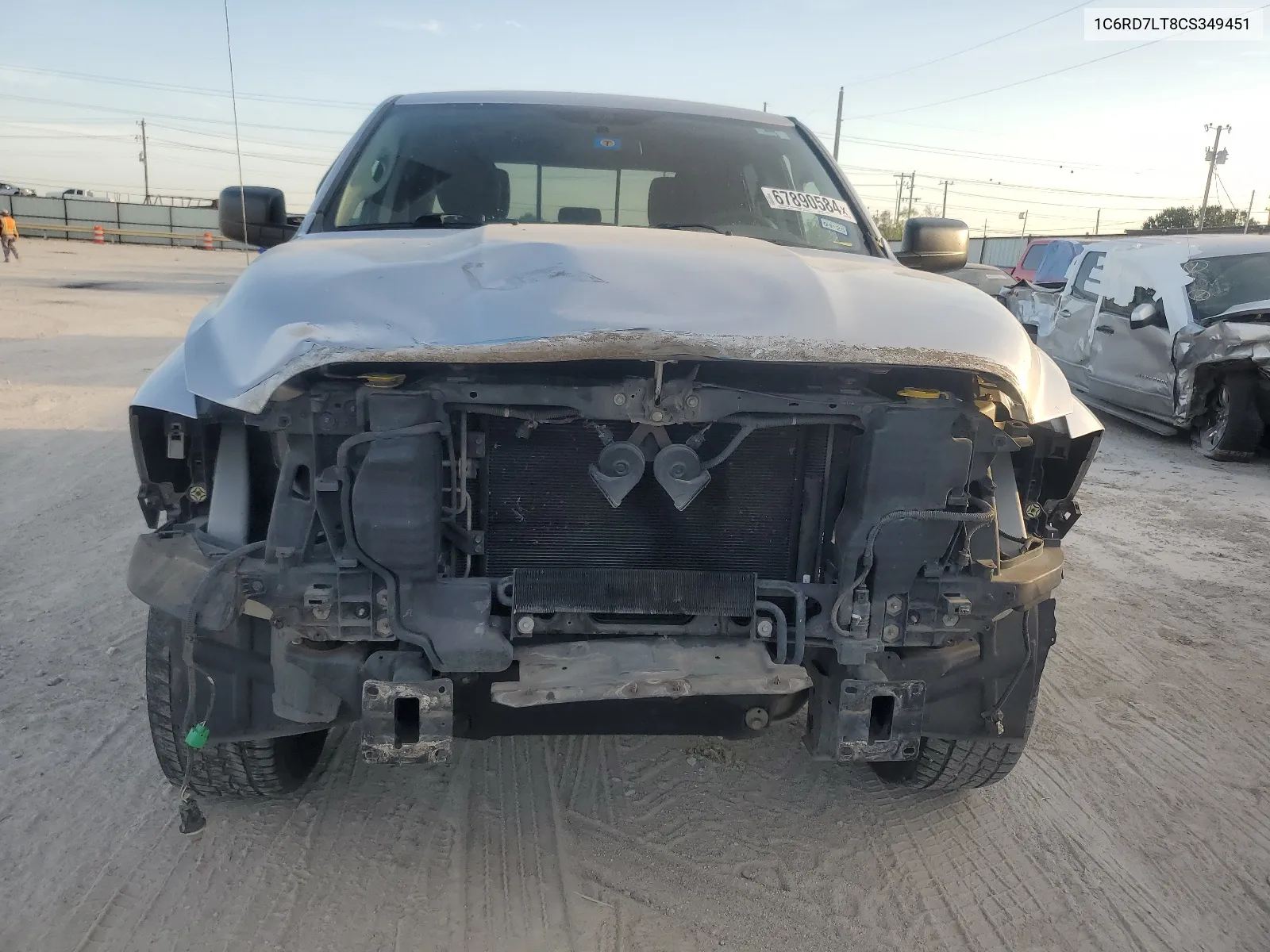 1C6RD7LT8CS349451 2012 Dodge Ram 1500 Slt