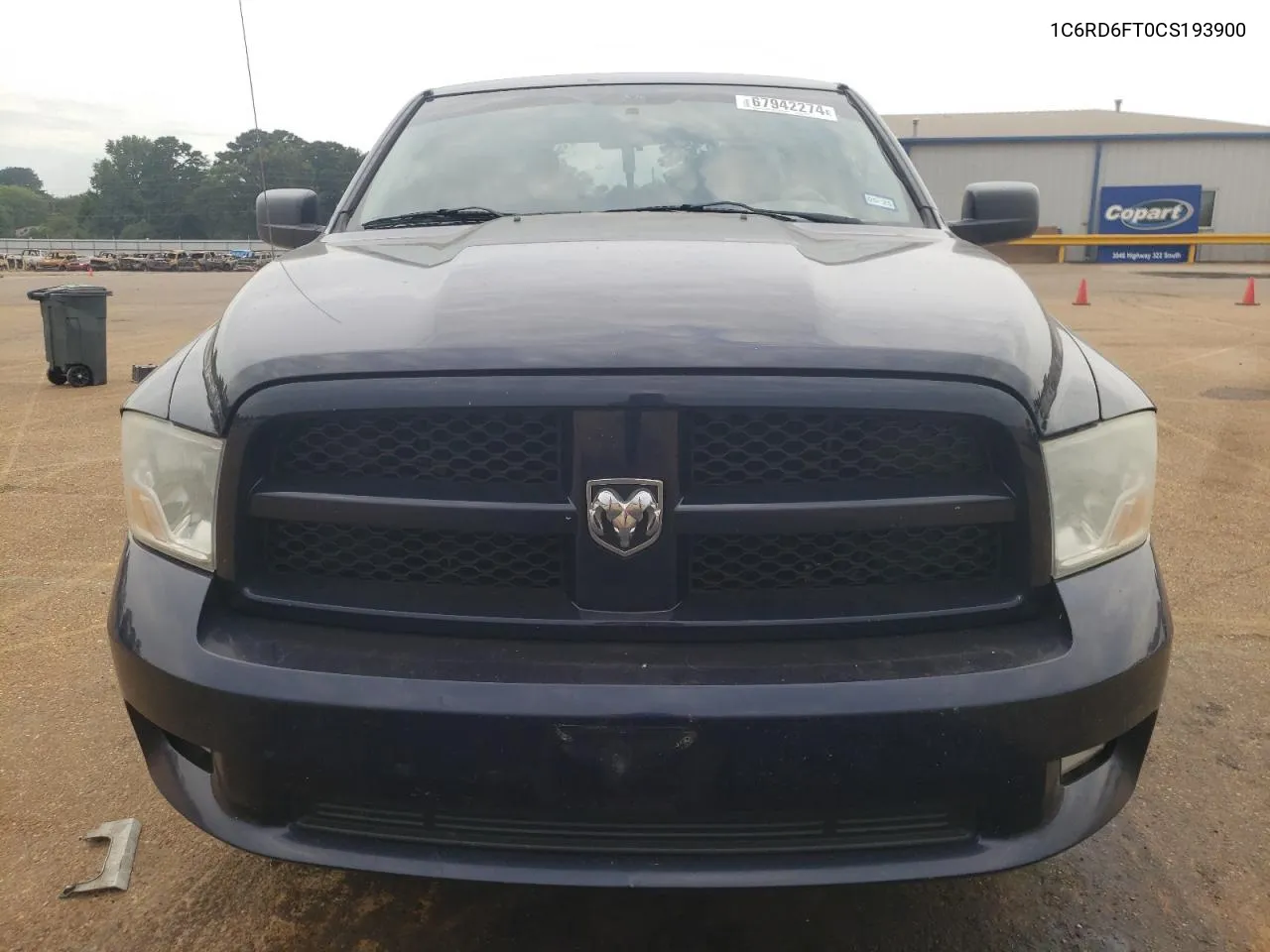 2012 Dodge Ram 1500 St VIN: 1C6RD6FT0CS193900 Lot: 67942274